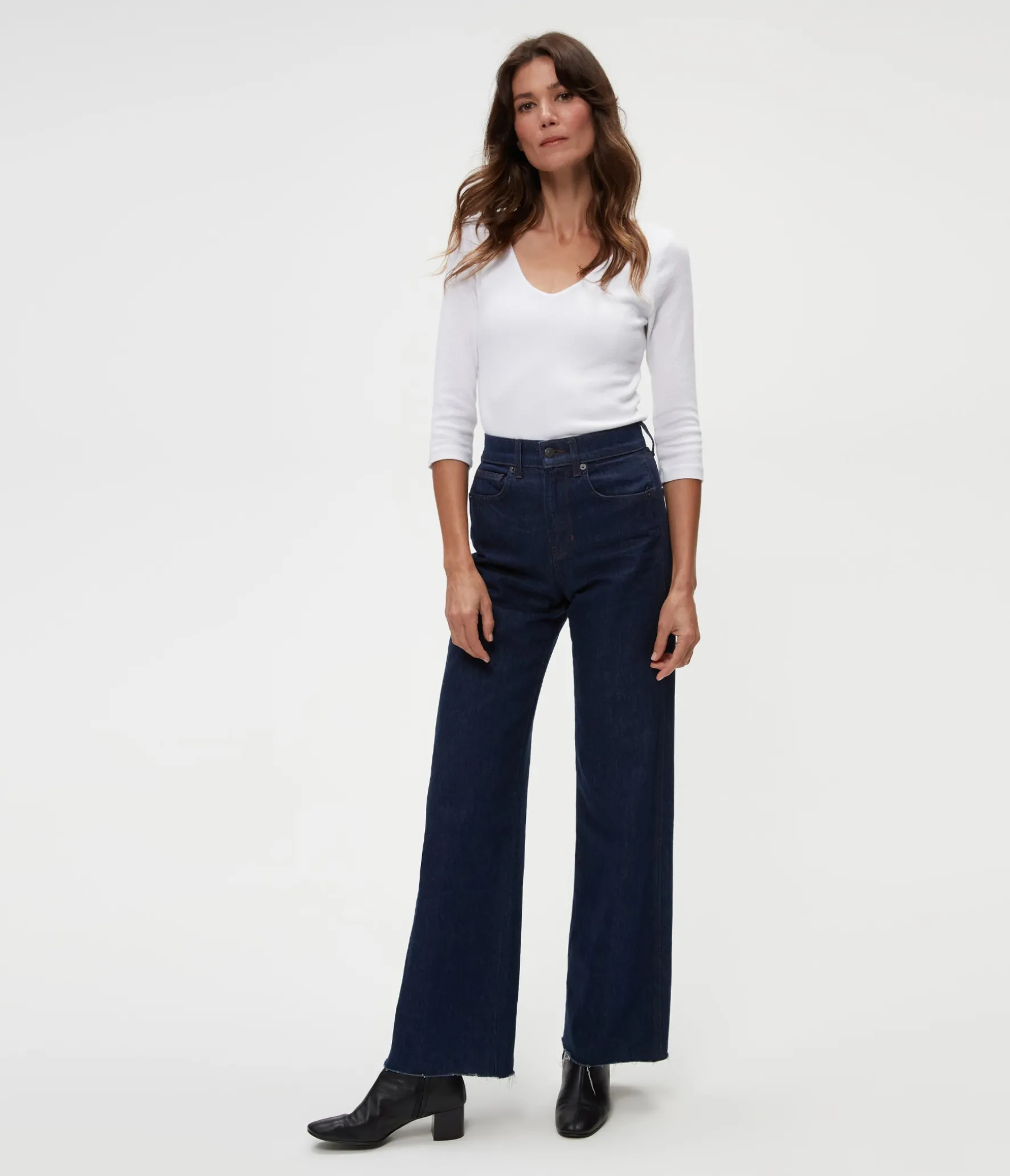 Angelina Shine V-Neck Tee
