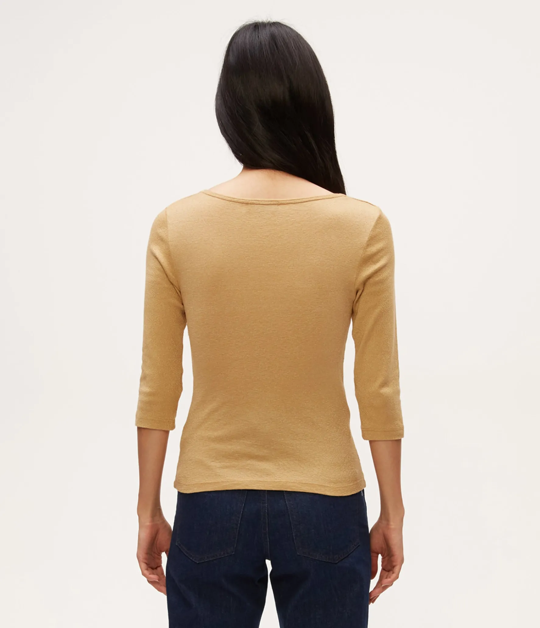 Angelina Shine V-Neck Tee