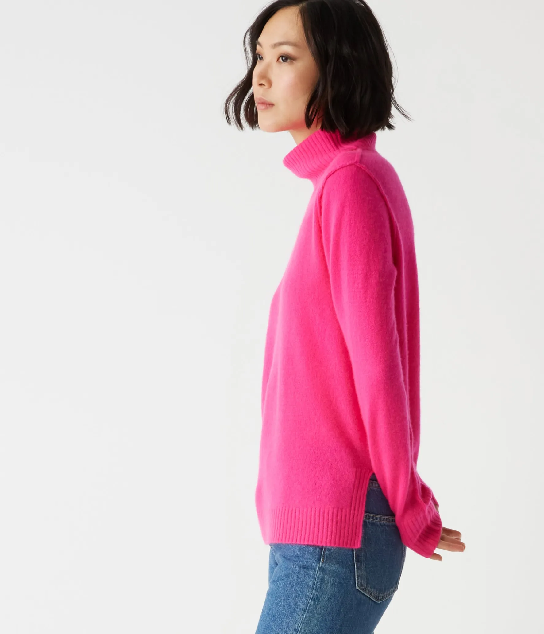 Audrey Cashmere Turtleneck Sweater