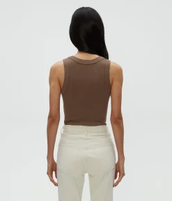 Blanche Ribbed Tank