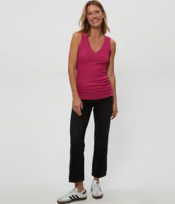 Blanche Ribbed Tank