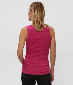 Blanche Ribbed Tank