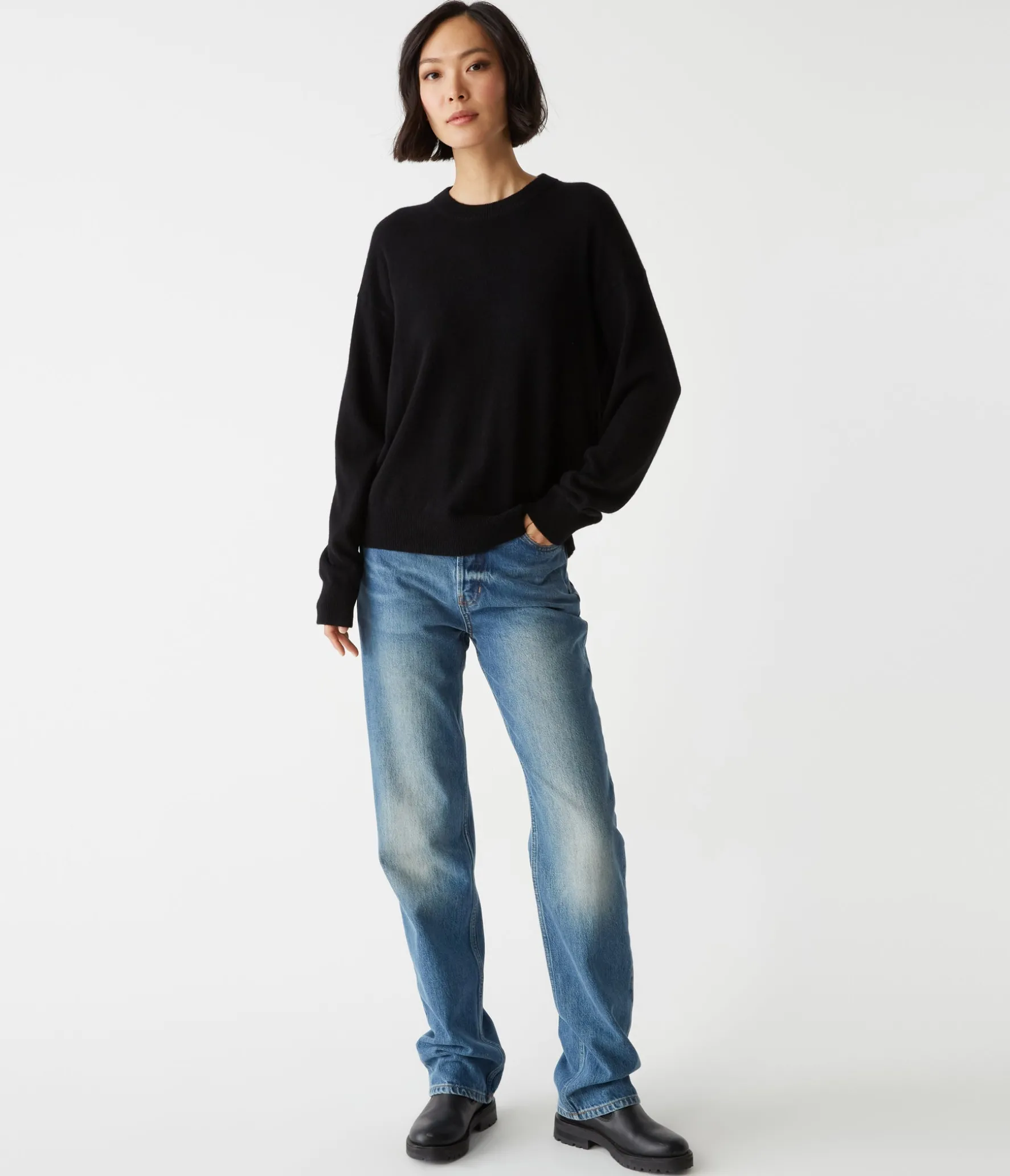 Celeste Crew Neck Cashmere Sweater