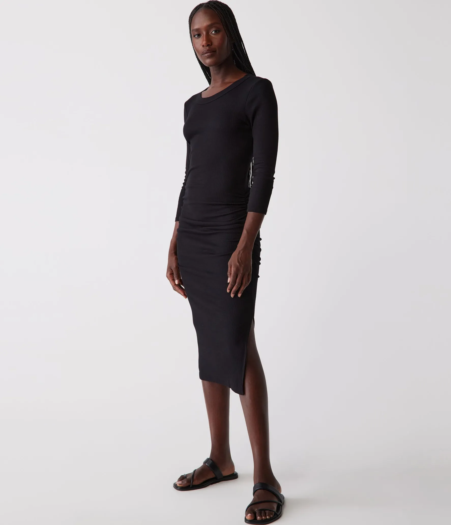 Christina Ribbed Midi Dress