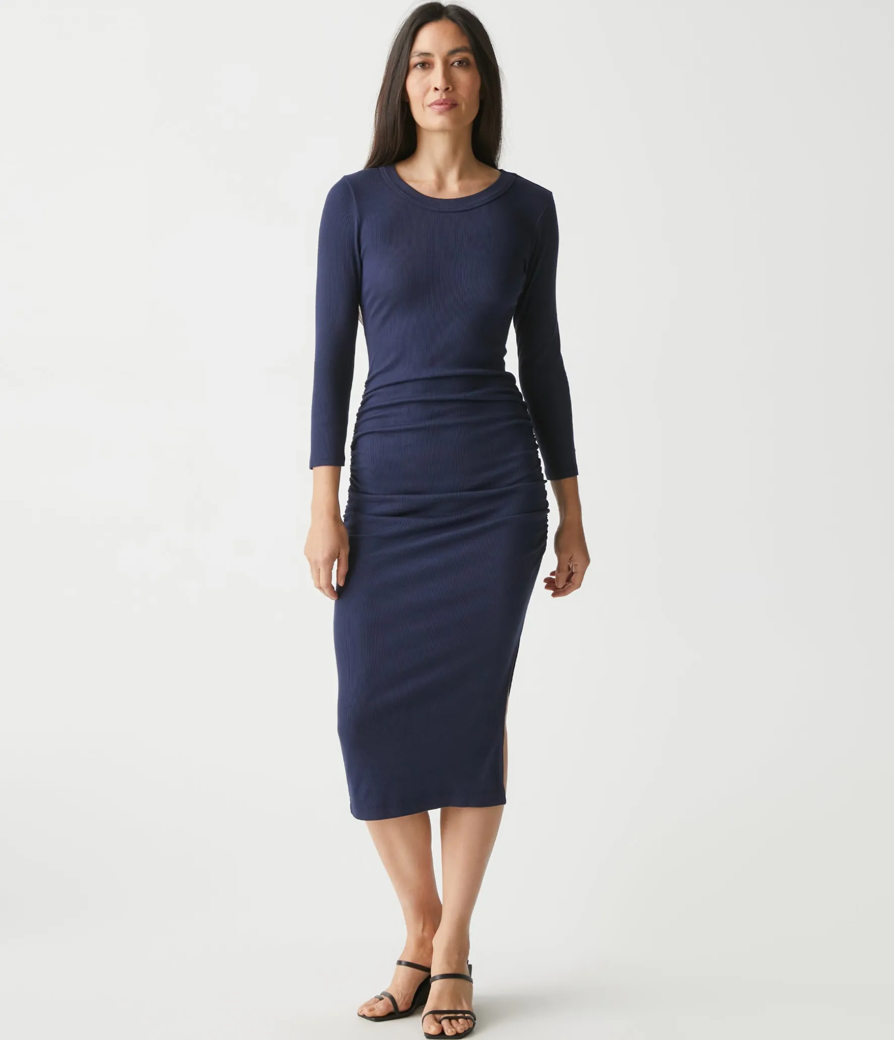 Christina Ribbed Midi Dress