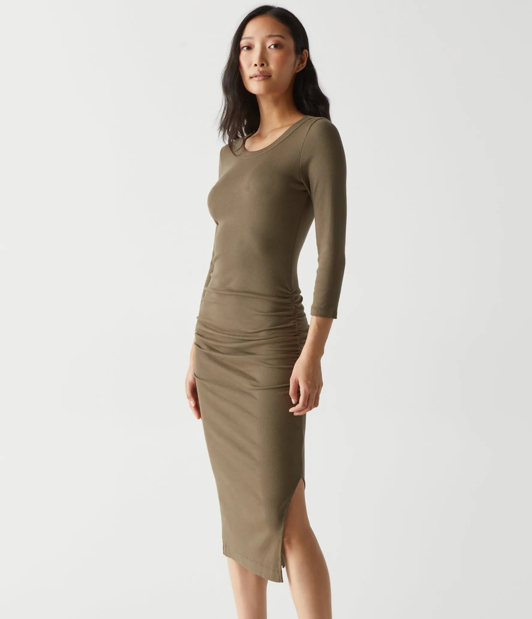 Christina Ribbed Midi Dress