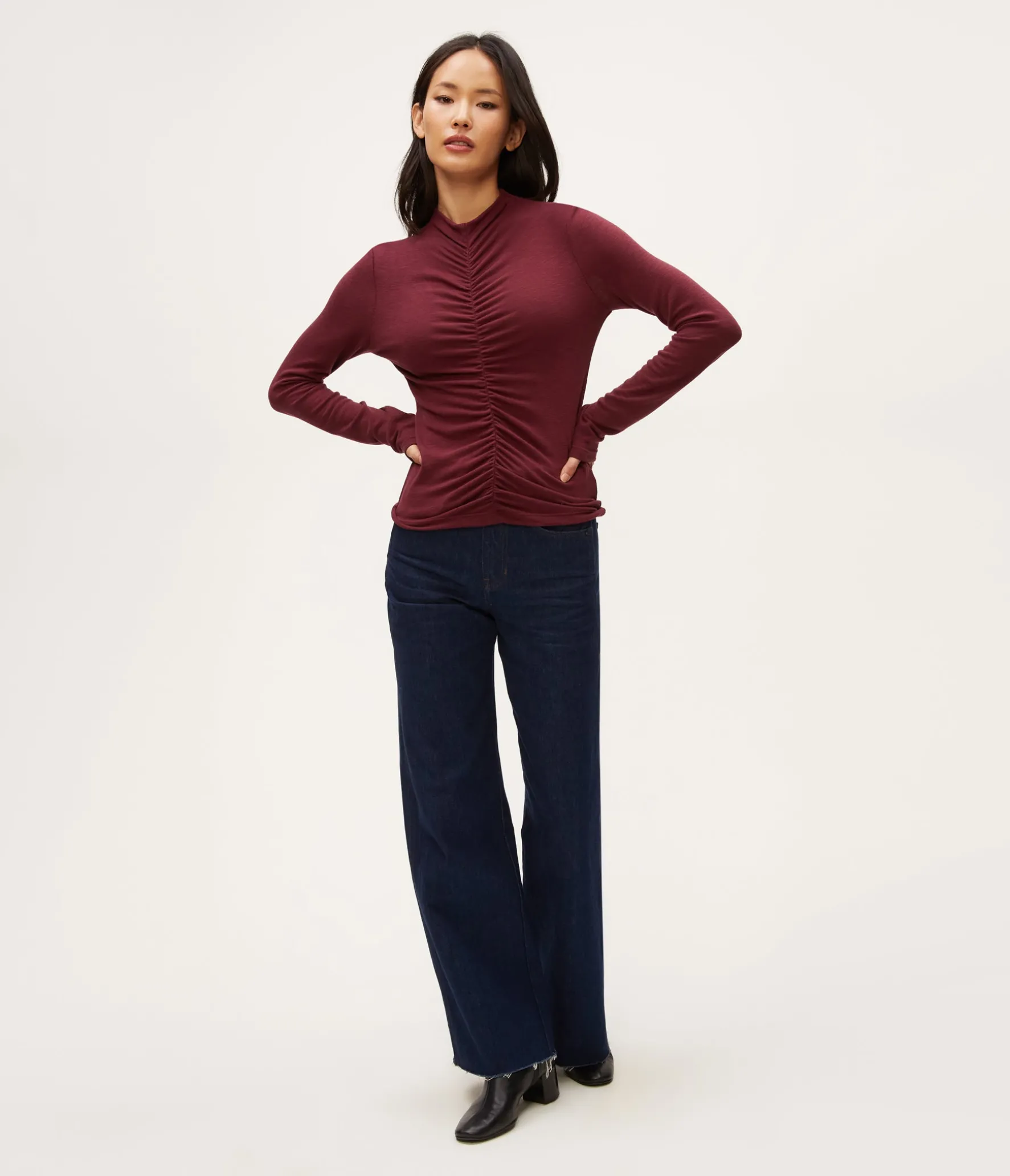 Evelyn Ruched Top