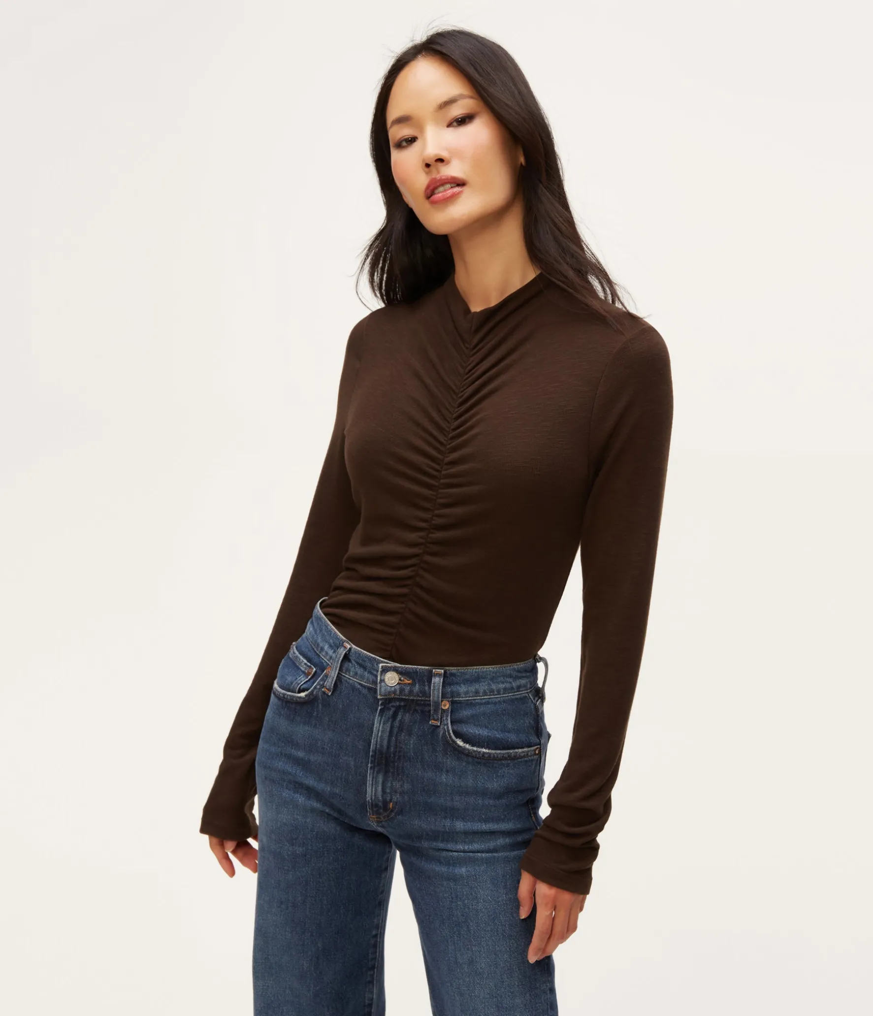 Evelyn Ruched Top