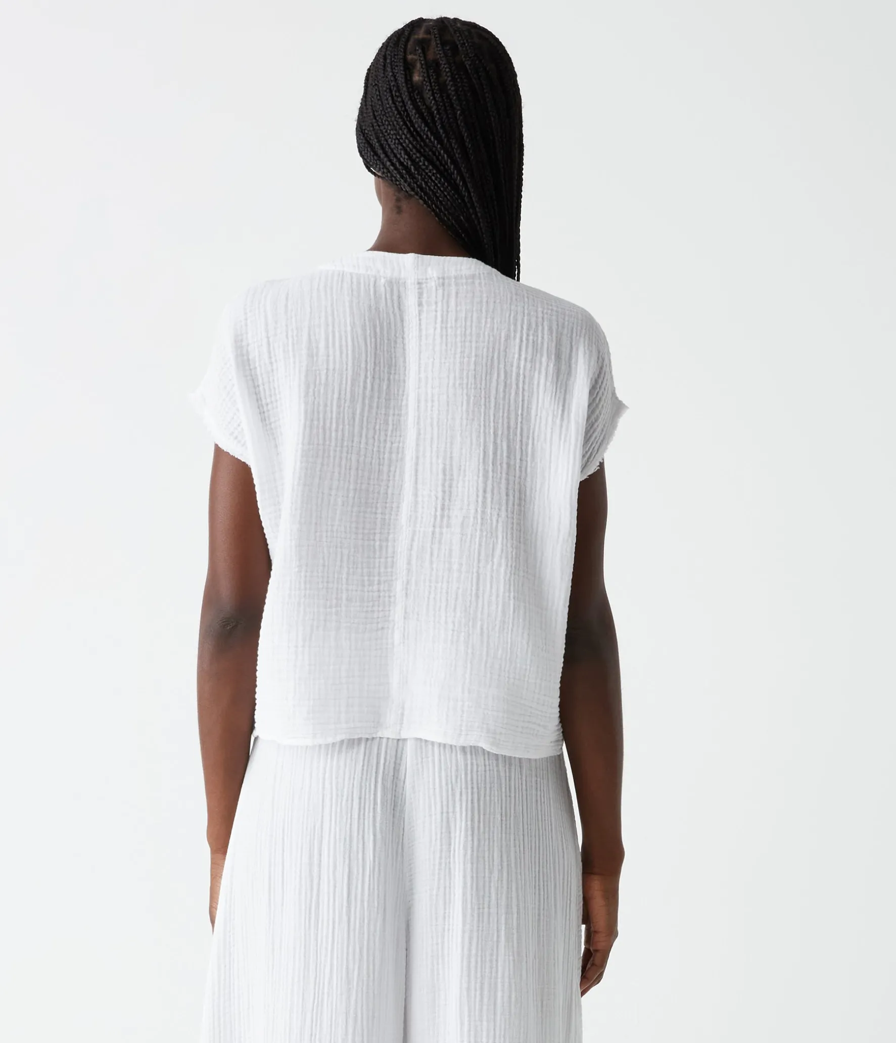Evie Gauze Surplice Top