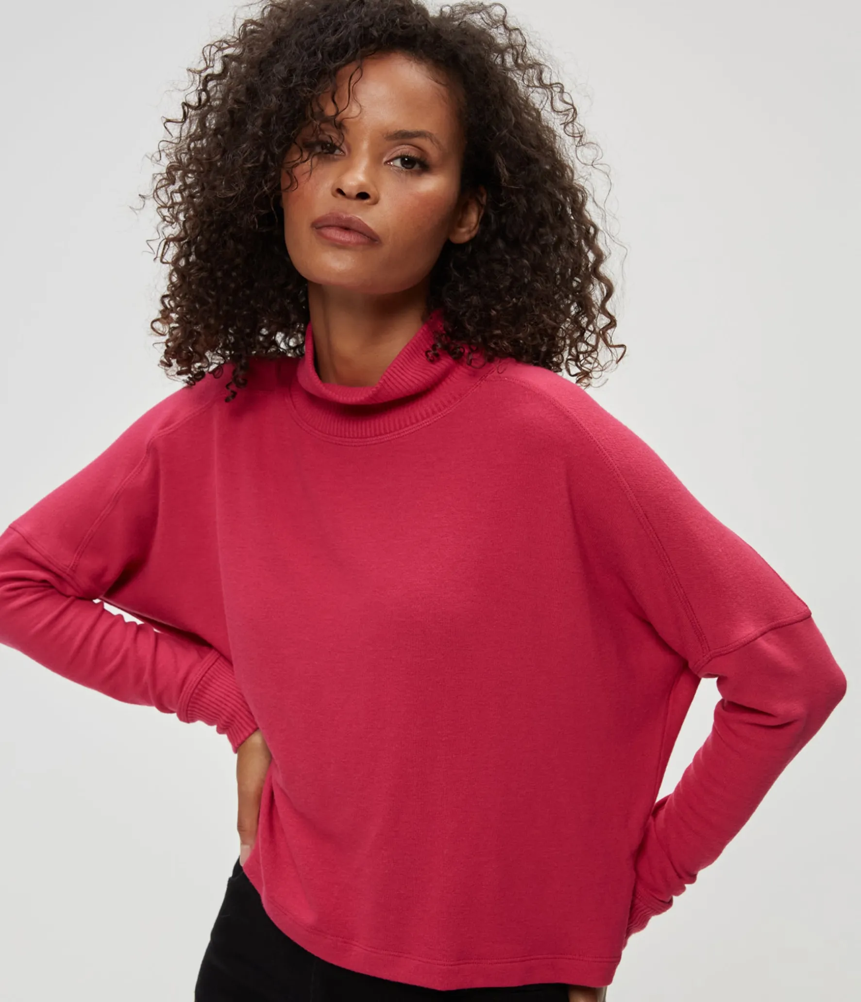 Frida Mock Neck Top