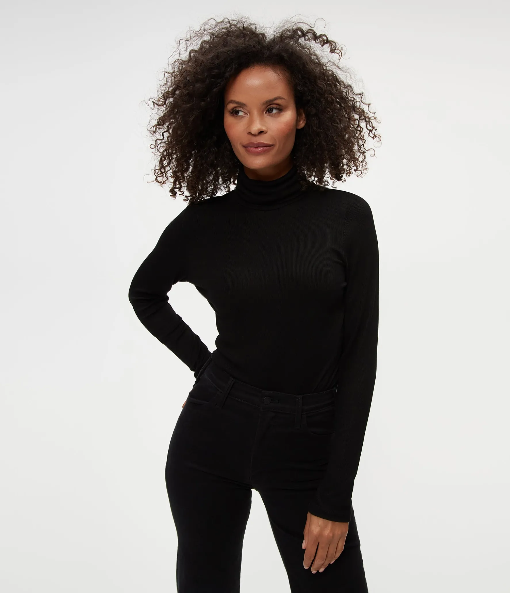 Gail Ribbed Turtleneck