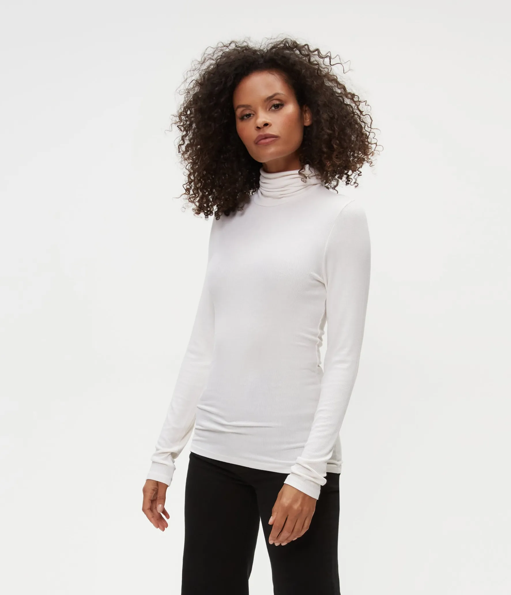 Gail Ribbed Turtleneck