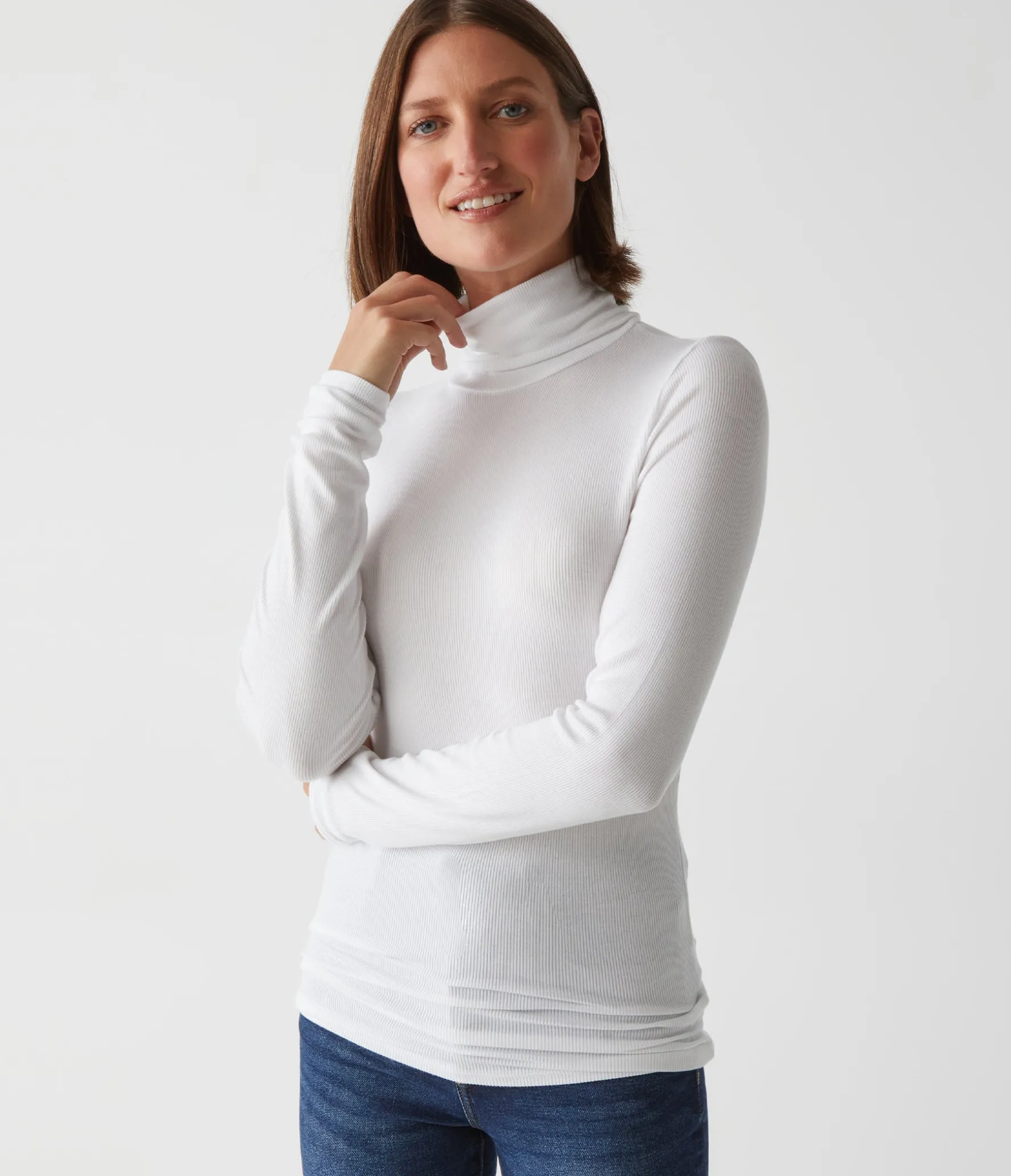 Gail Ribbed Turtleneck