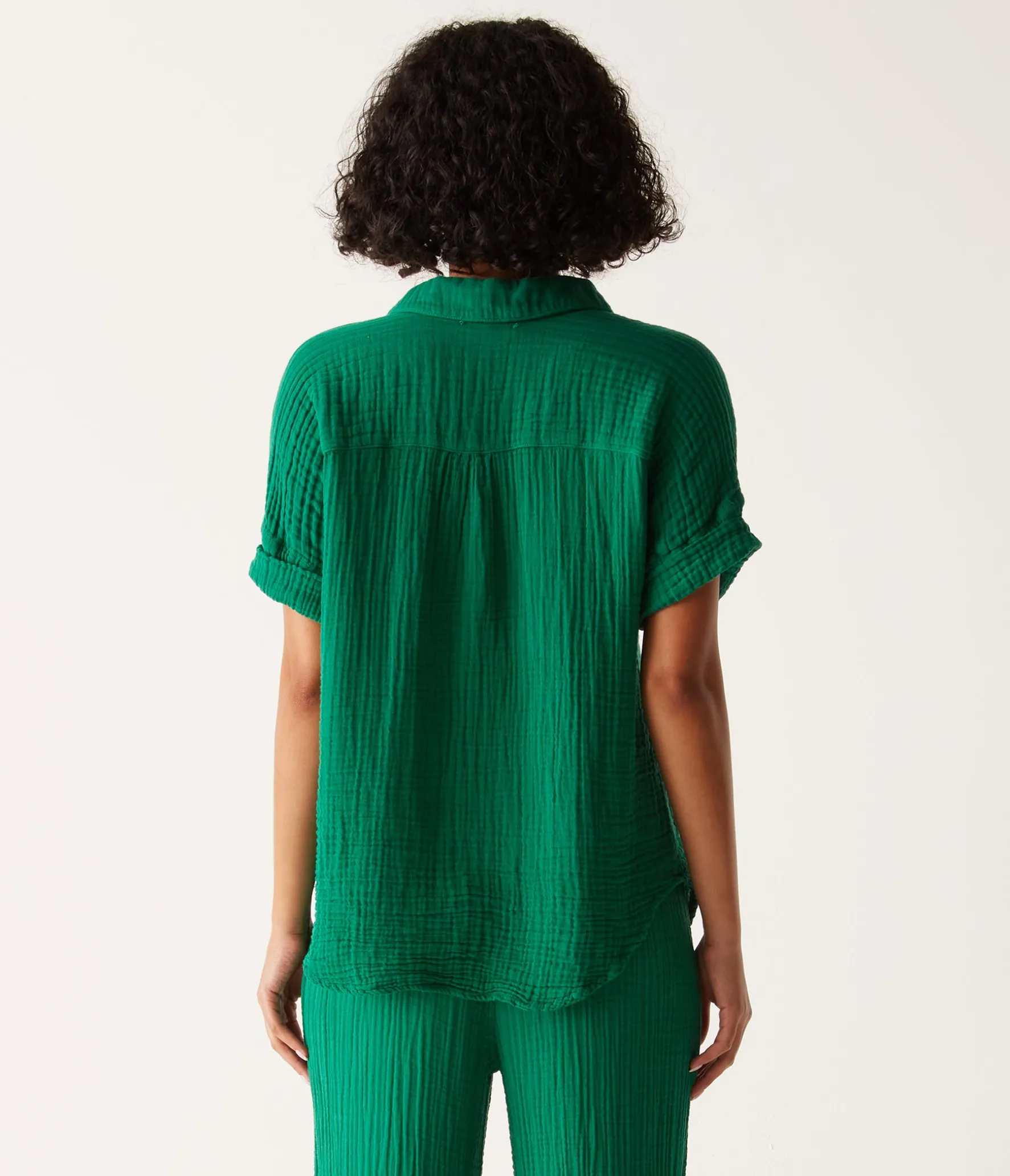 Gigi Gauze Popover Top
