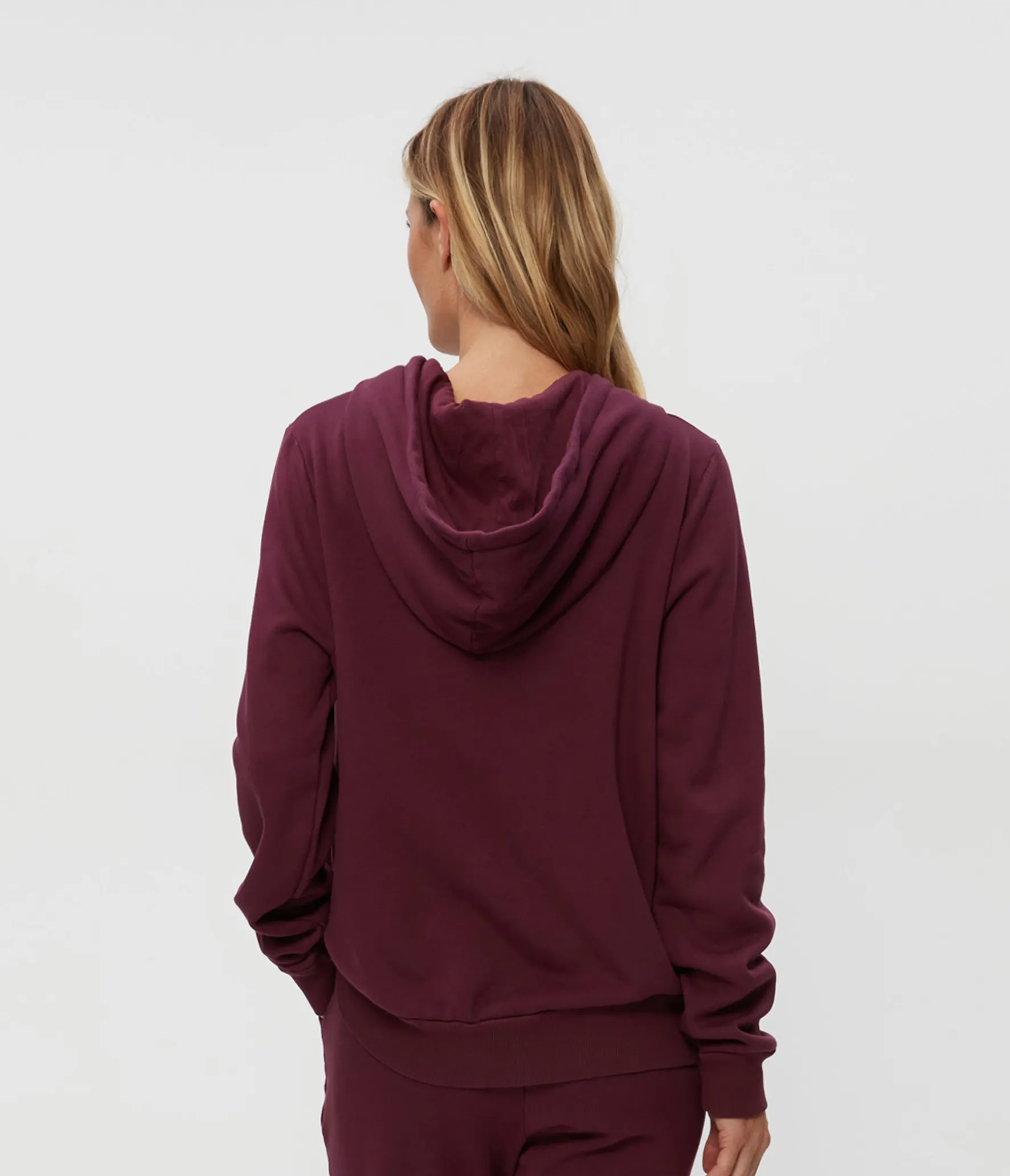 Harper Plush Terry Zip-Up Hoodie