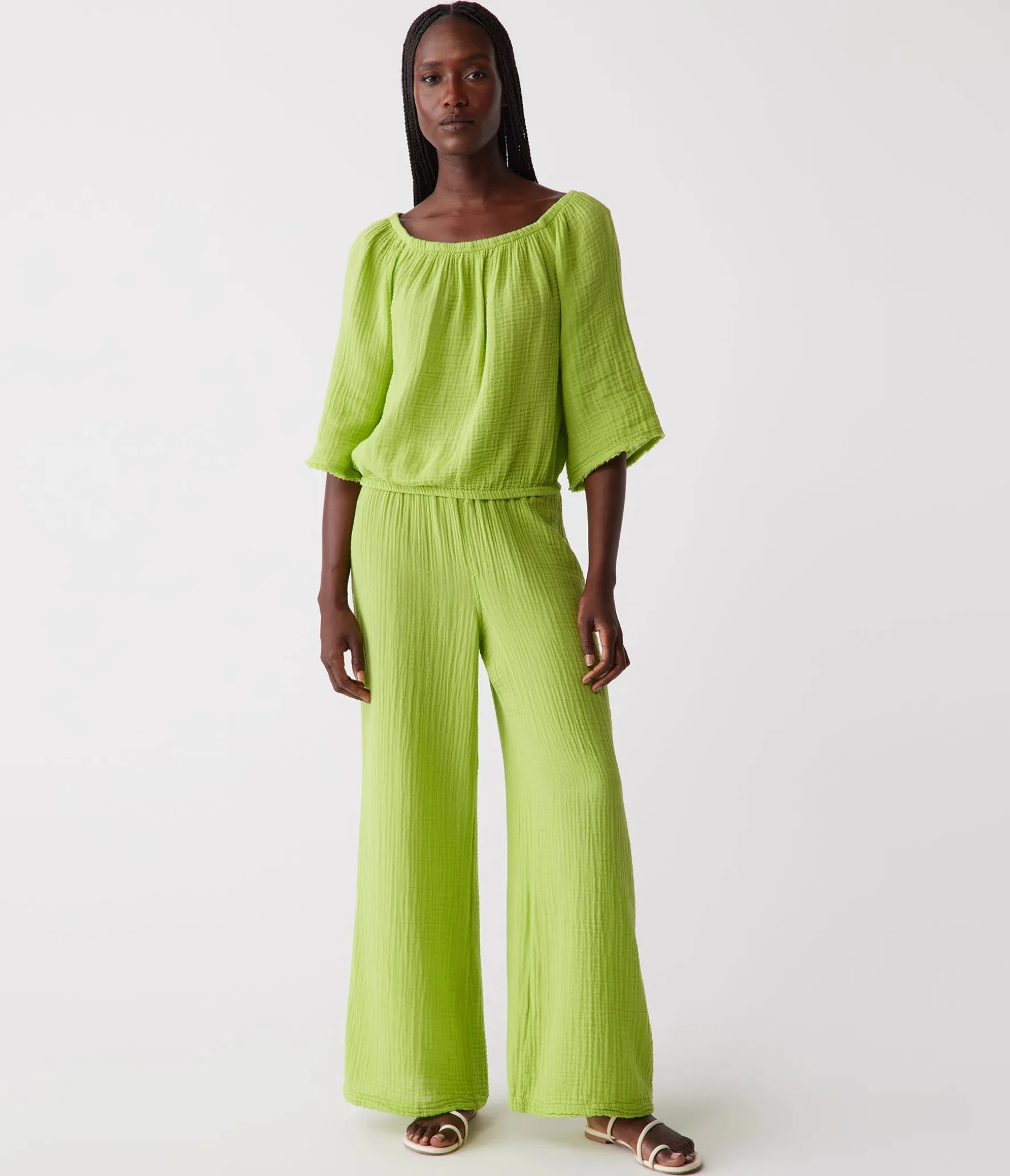 Isabel Convertible Gauze Top