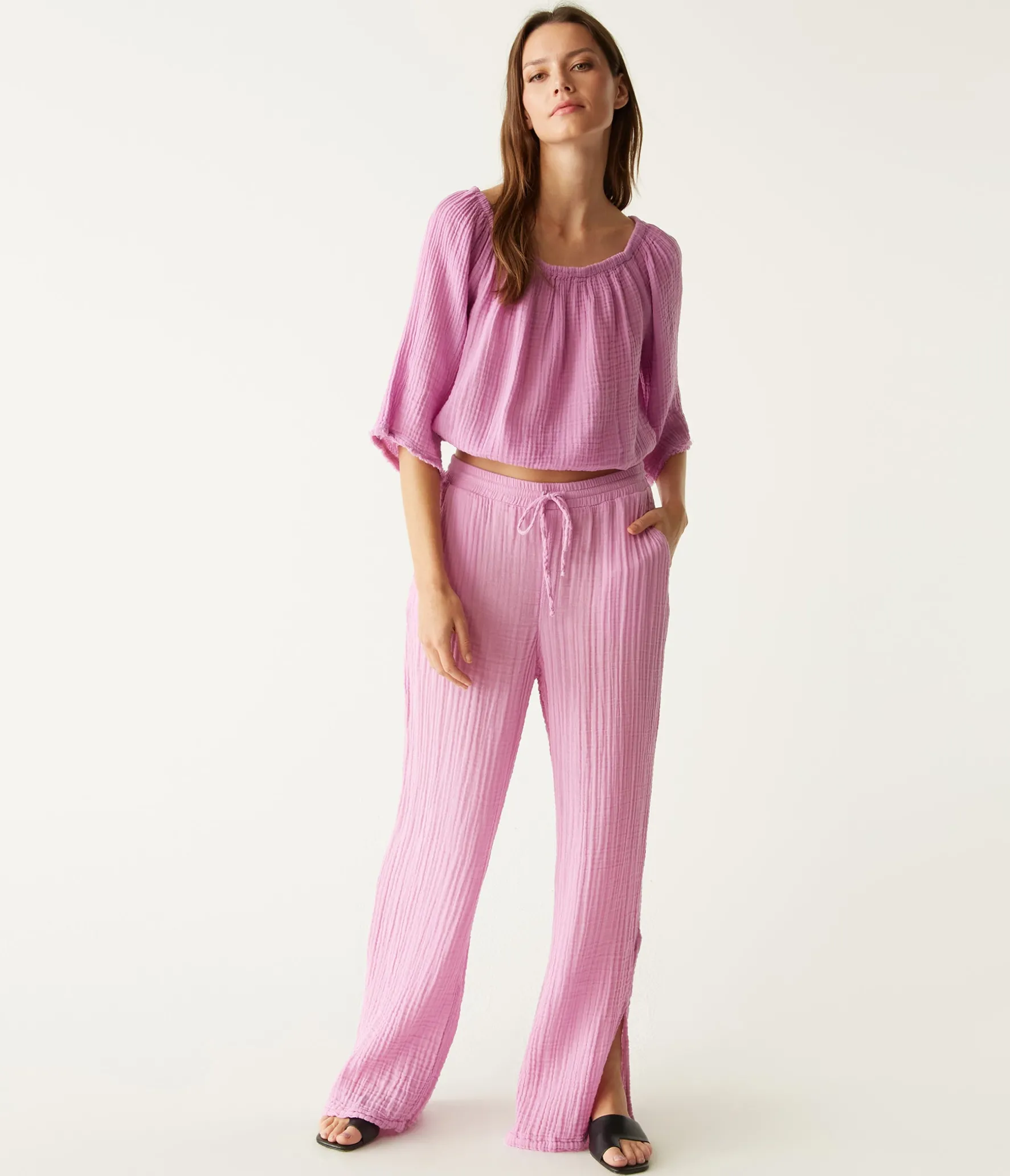 Isabel Convertible Gauze Top