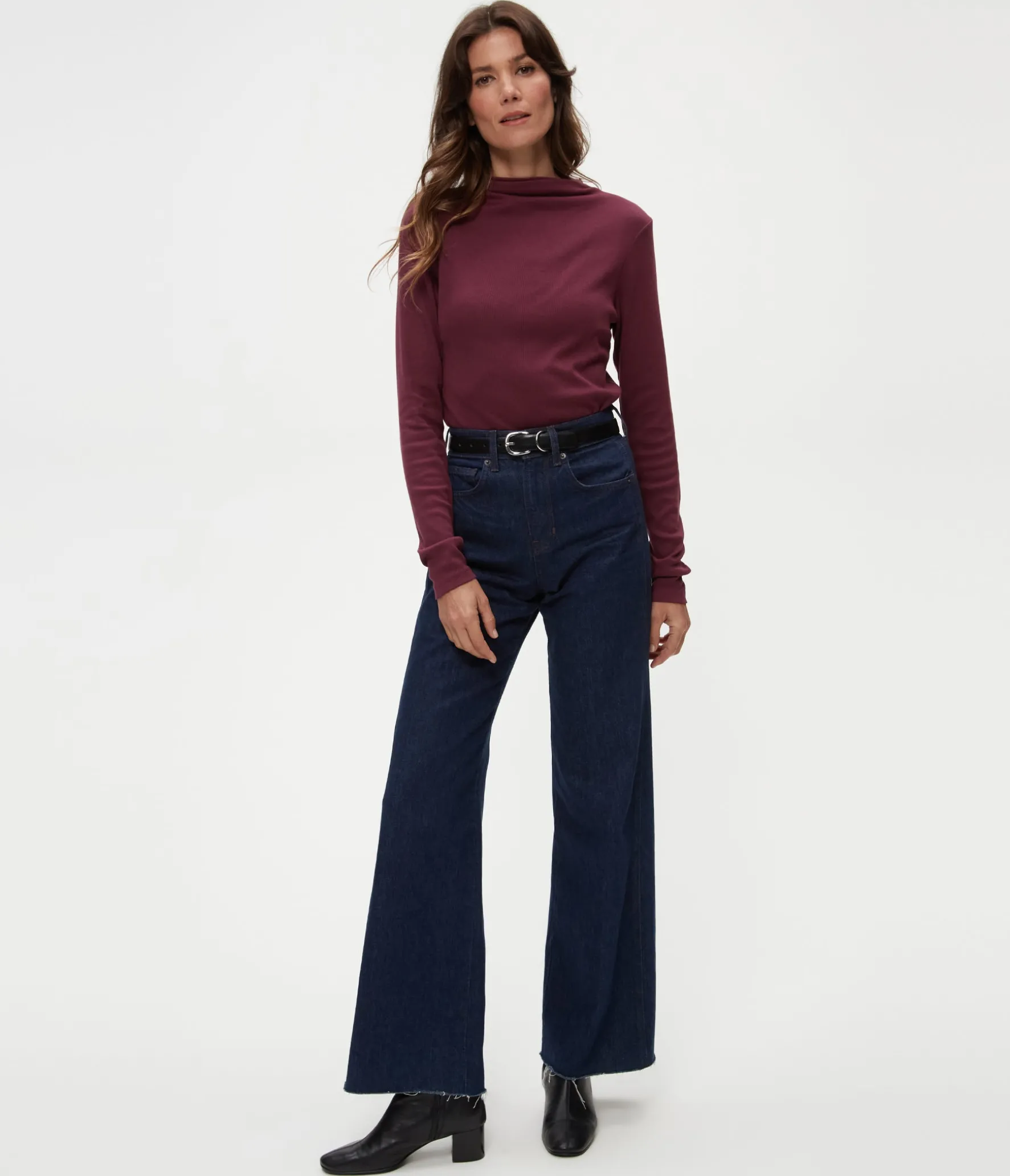 Janine Mock Neck Top