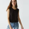 Johnnie Cropped Muscle Tank