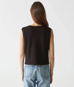 Johnnie Cropped Muscle Tank