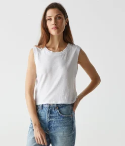 Johnnie Cropped Muscle Tank