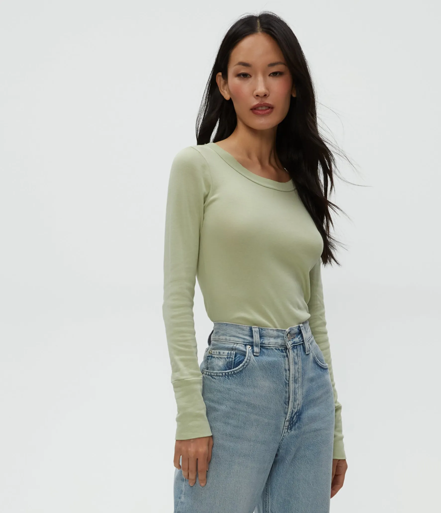 Legacy Supima Tee with Raw Edge