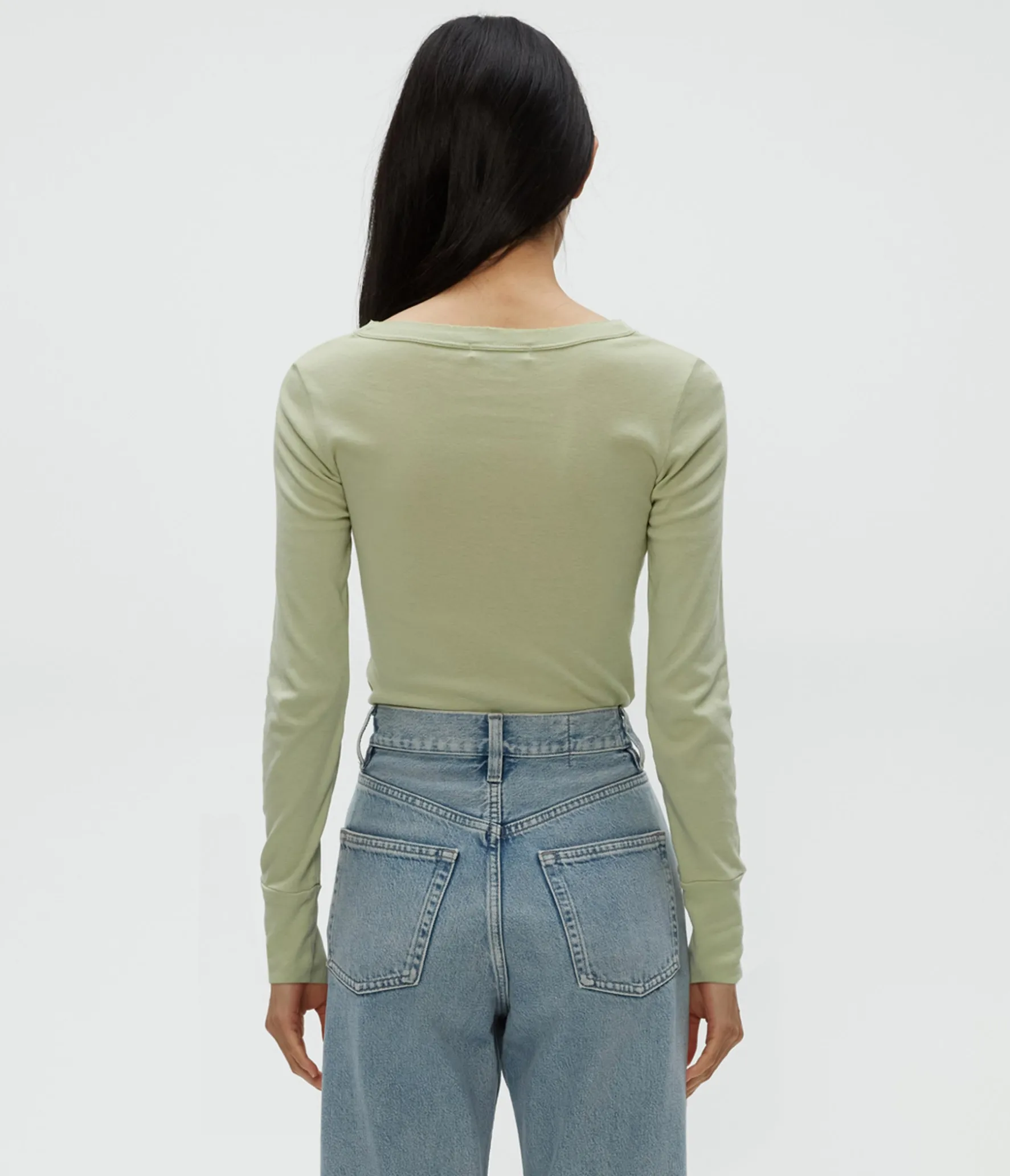 Legacy Supima Tee with Raw Edge