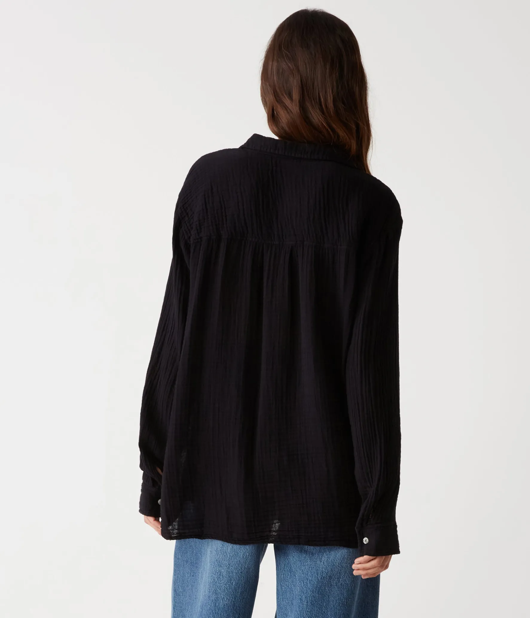 Leo Gauze Button Down Shirt