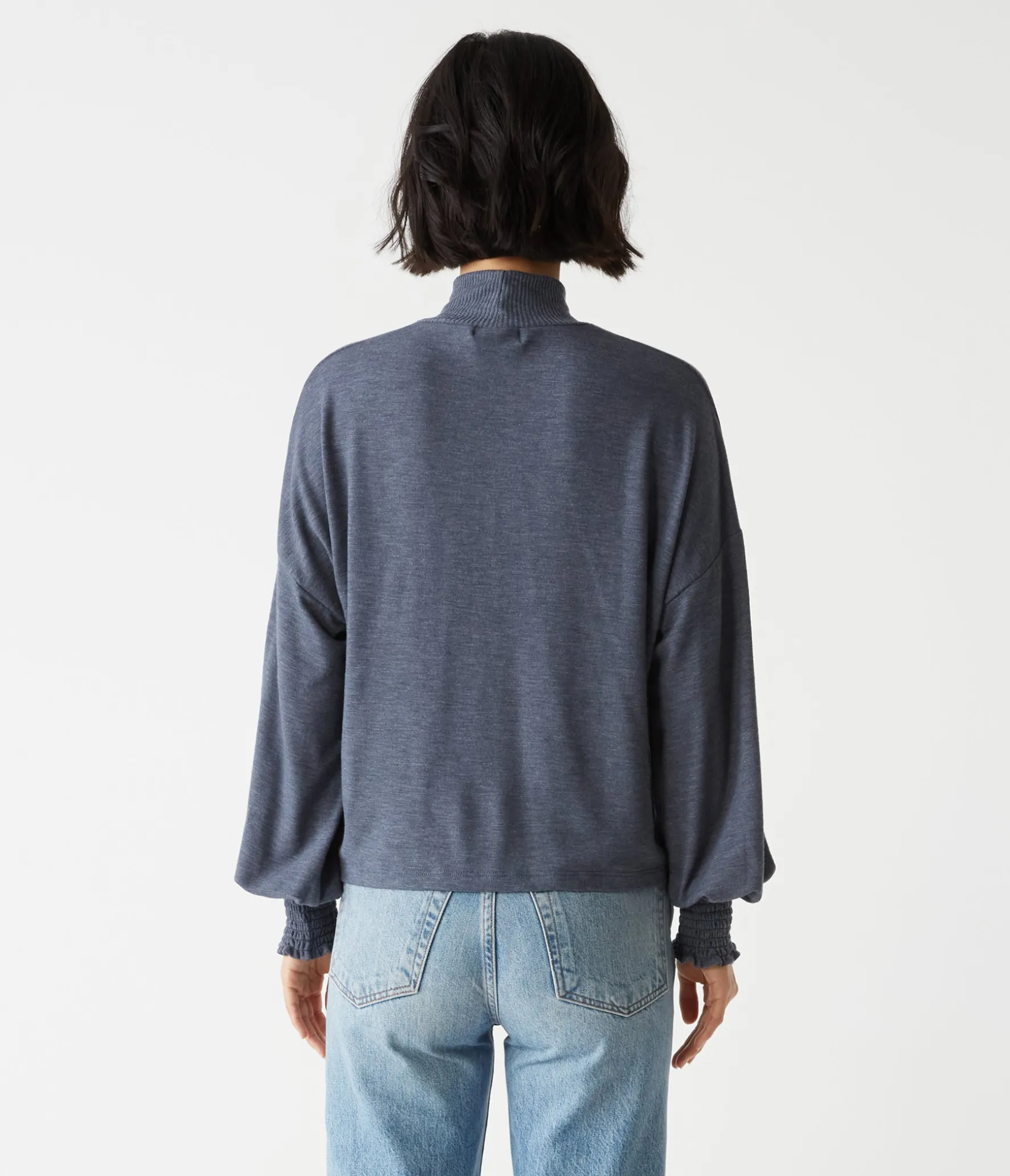 Lila Mock Neck Top