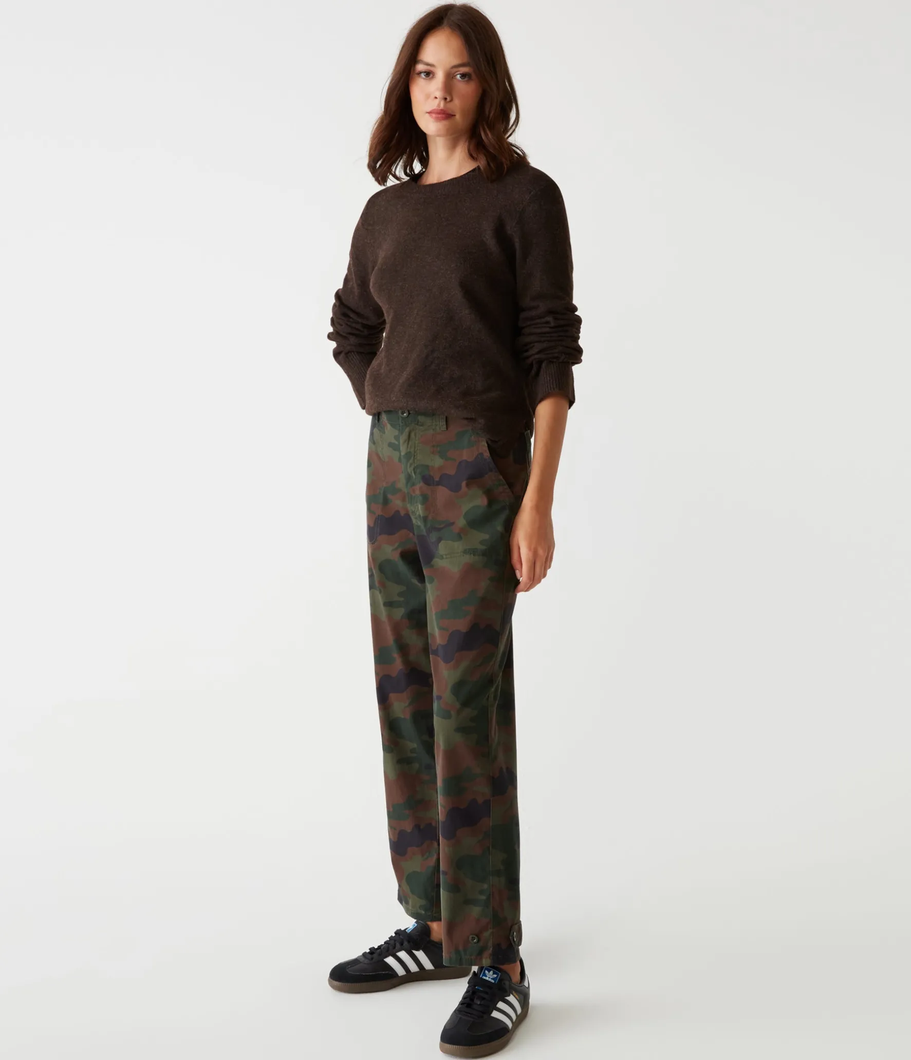 Maxine Twill Camo Convertible Pant