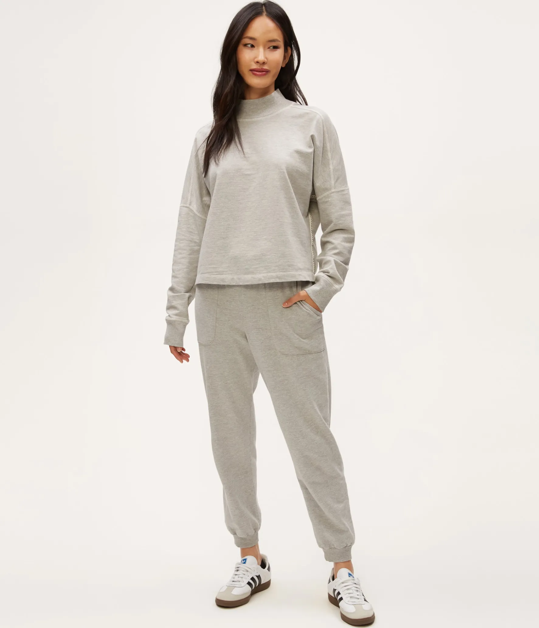 Mila Mock Neck Sweatshirt