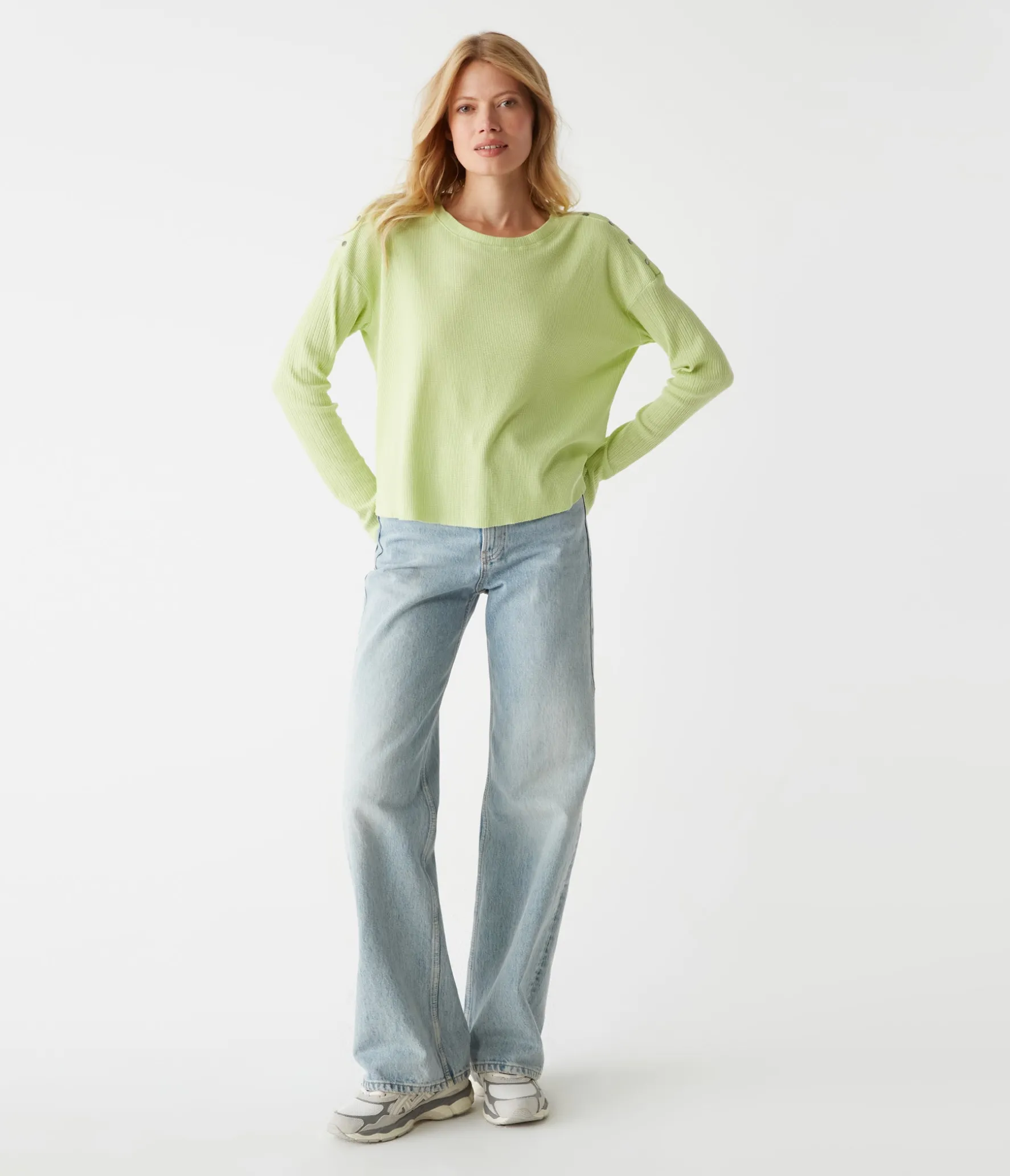Milo Shoulder Snap Thermal Top