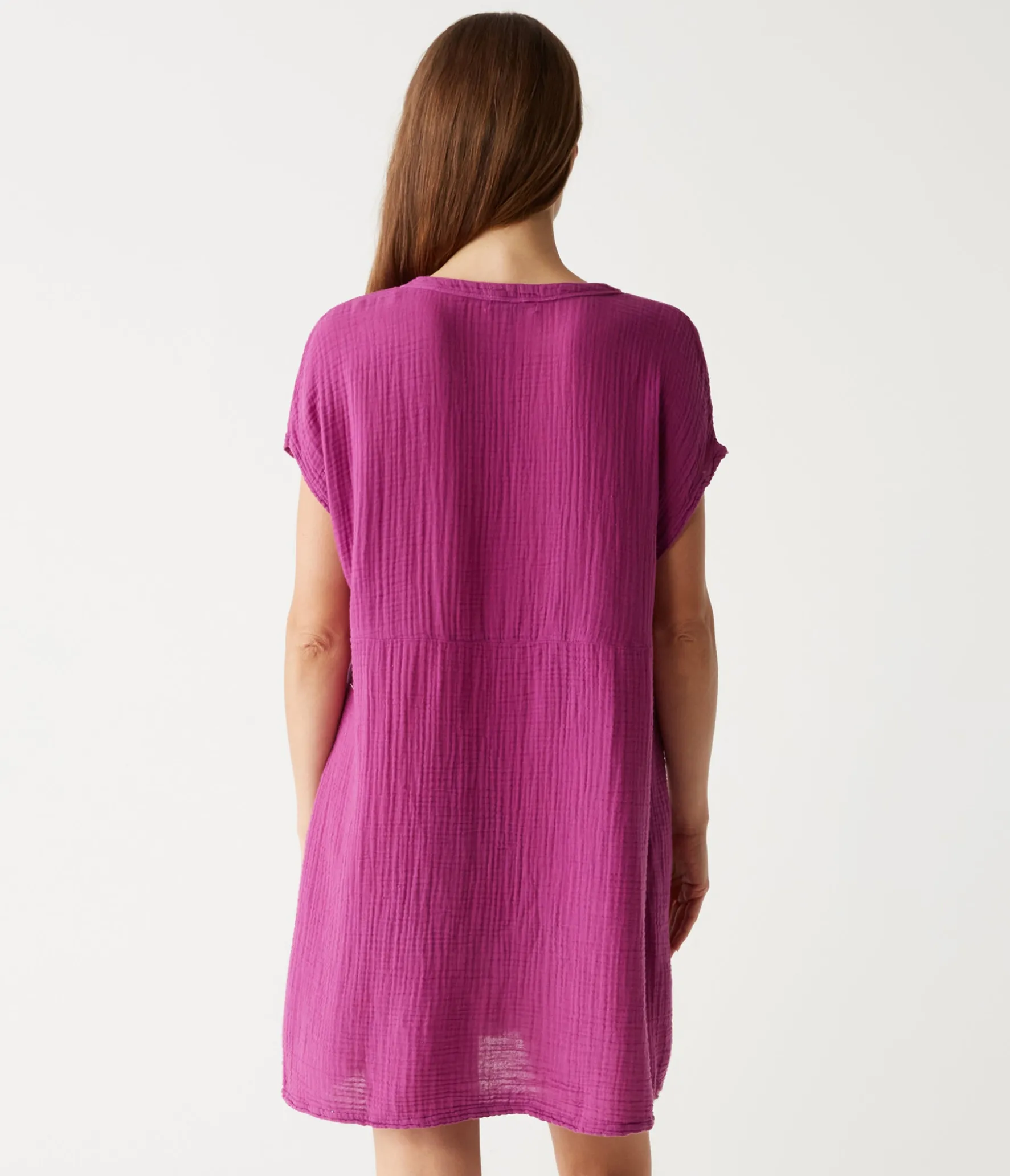 Mira Split Neck Dress