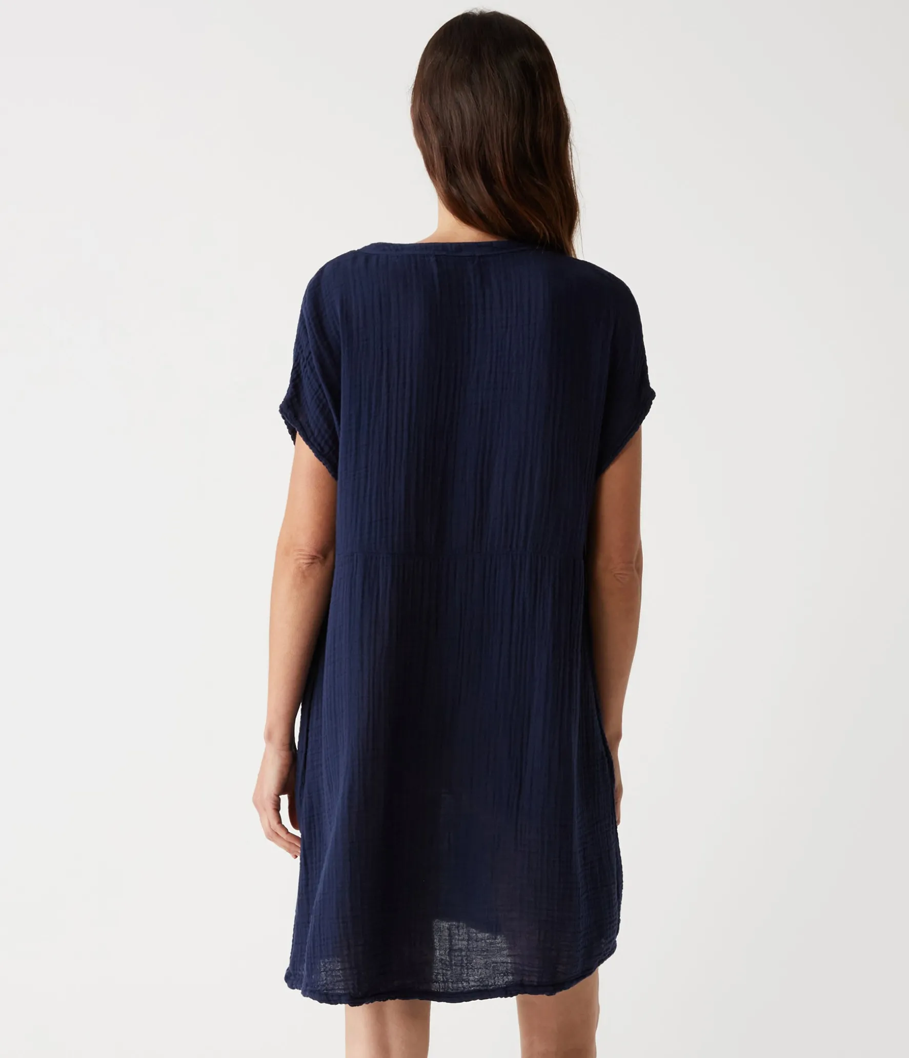 Mira Split Neck Dress