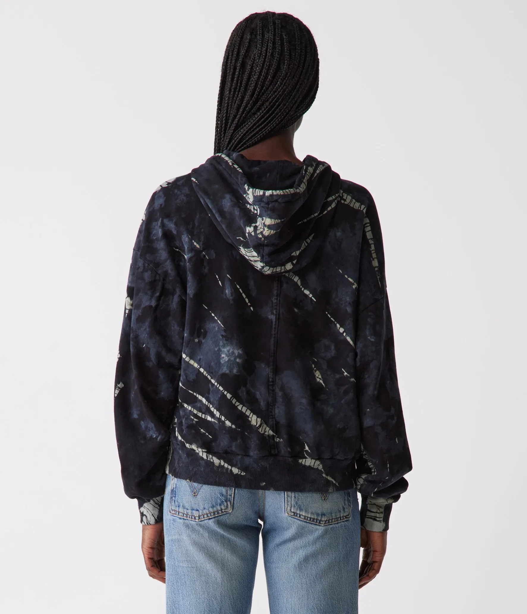 Naomi Double Dye Zip-Up Hoodie