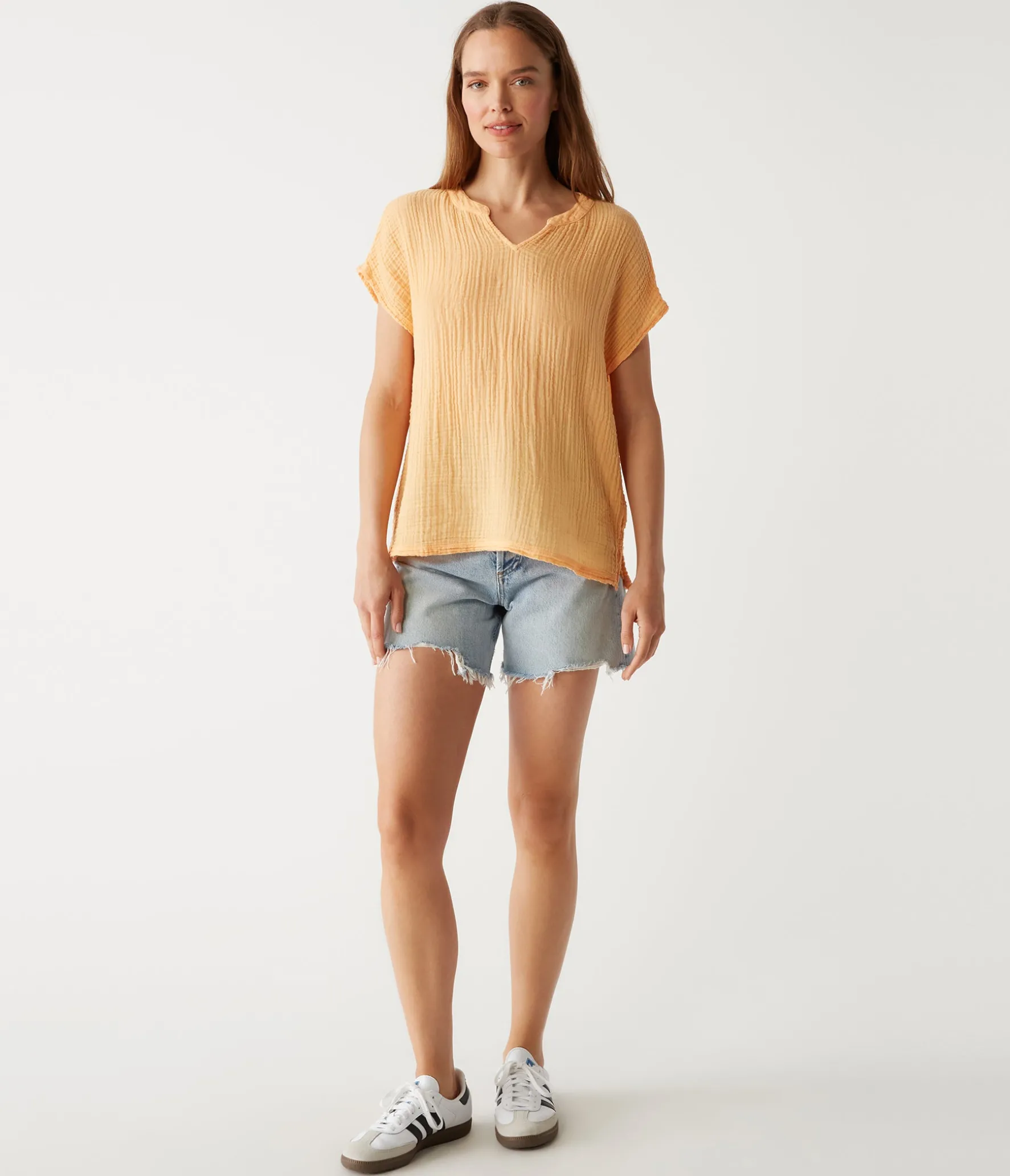 Naomi Split Neck Top