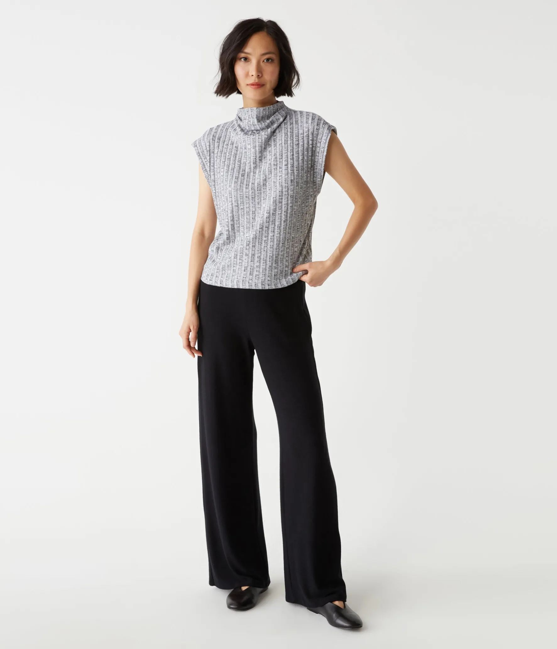 Nara Mock Neck Top