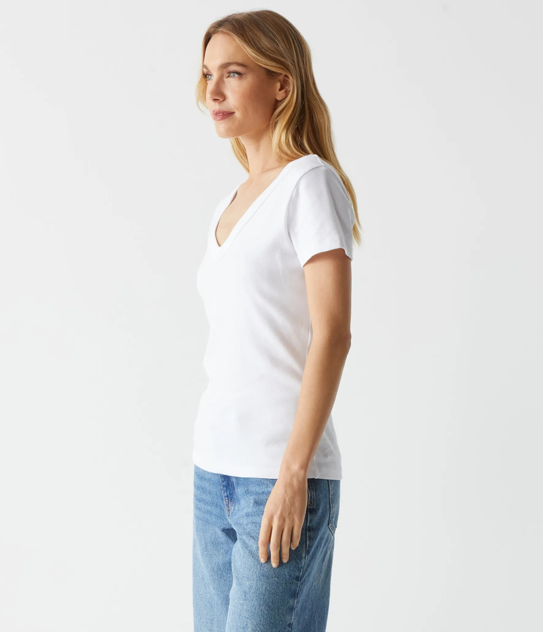 Nikki V-Neck Tee