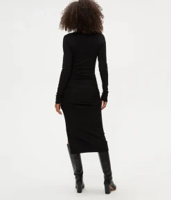 Nova Ribbed V-Neck Dress