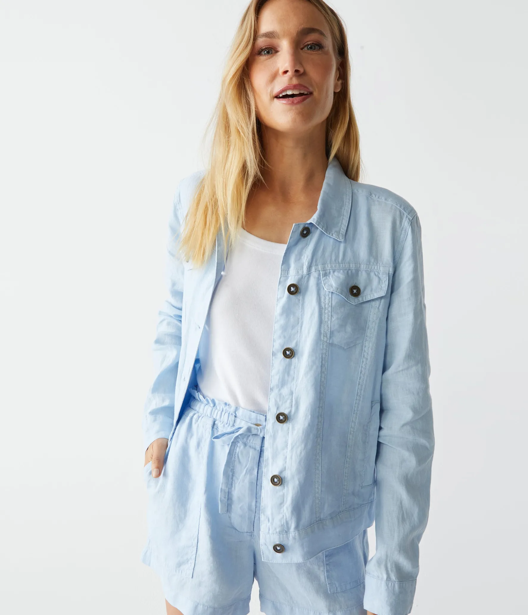 Paulette Linen Short