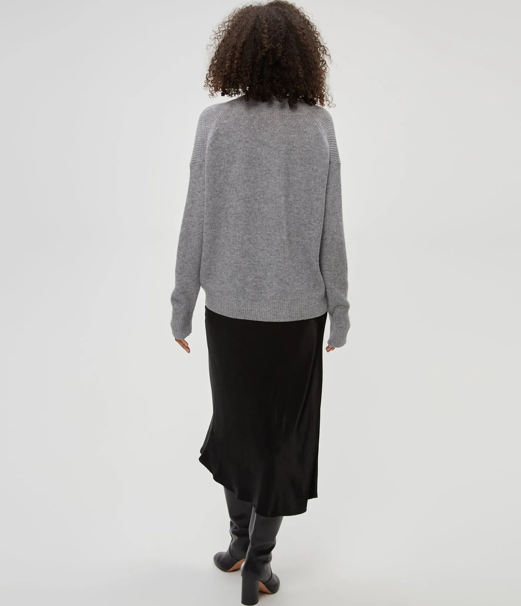 Petite Leila Bias Cut Midi Skirt