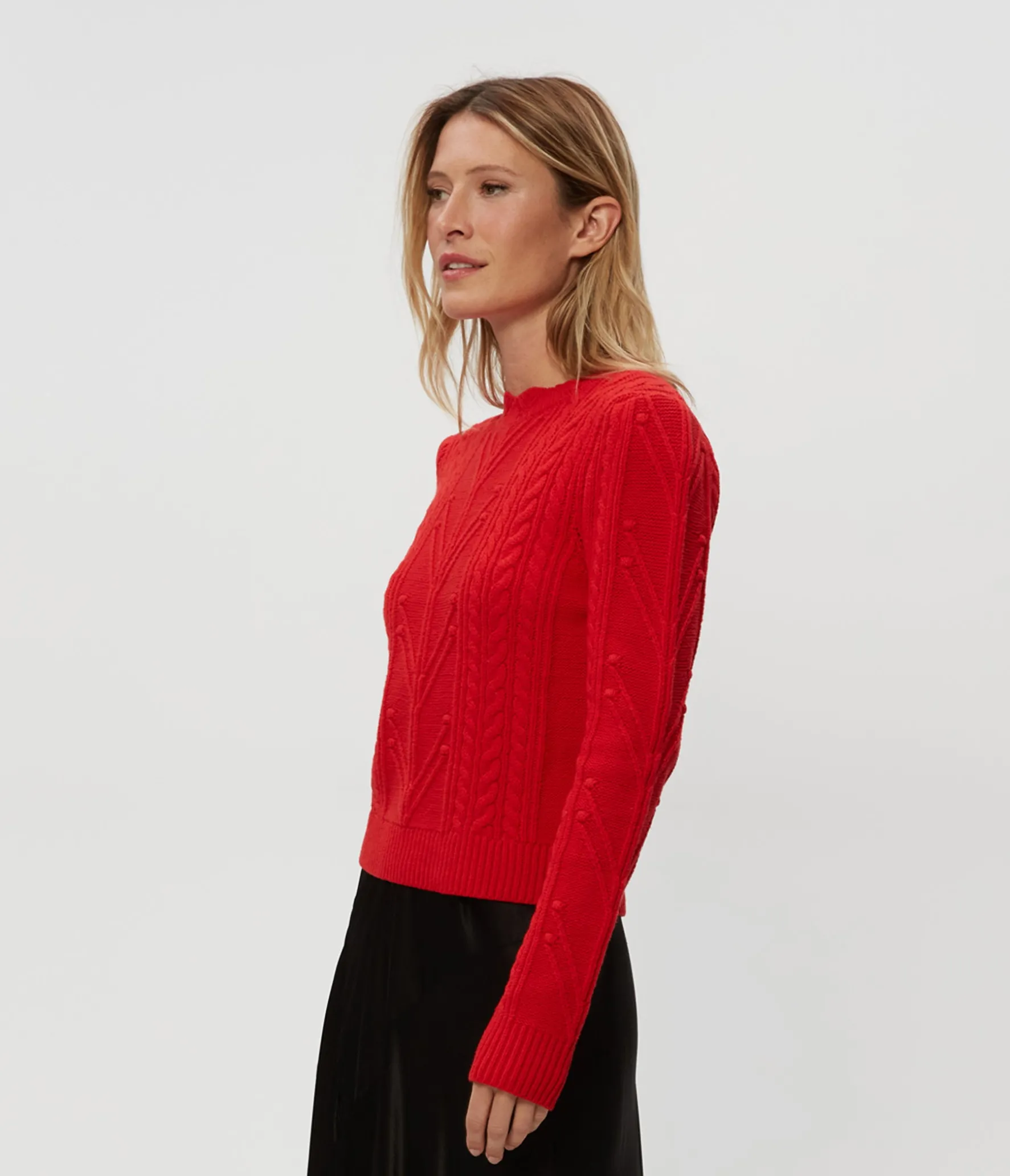Pia Cable Knit Sweater