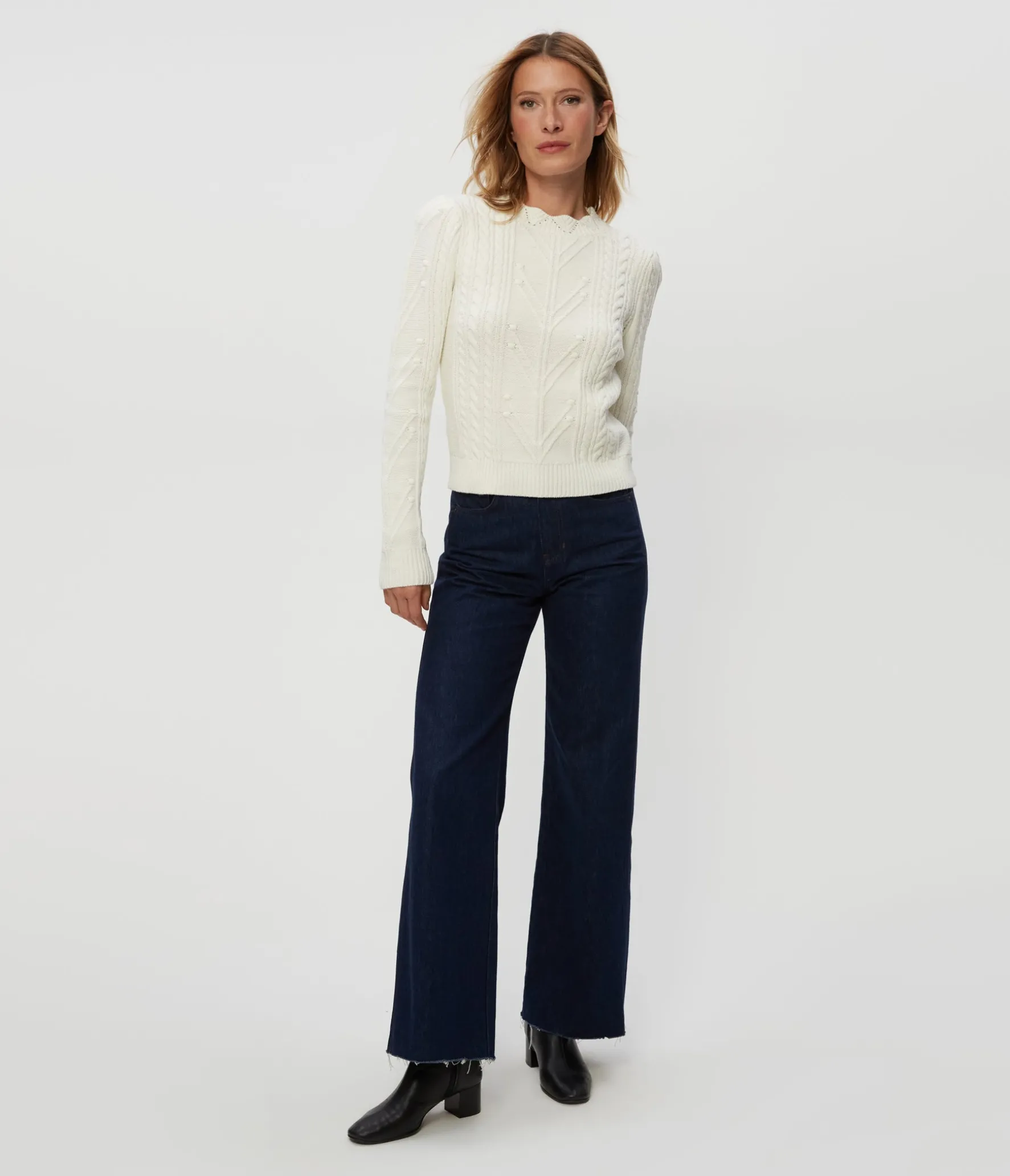 Pia Cable Knit Sweater