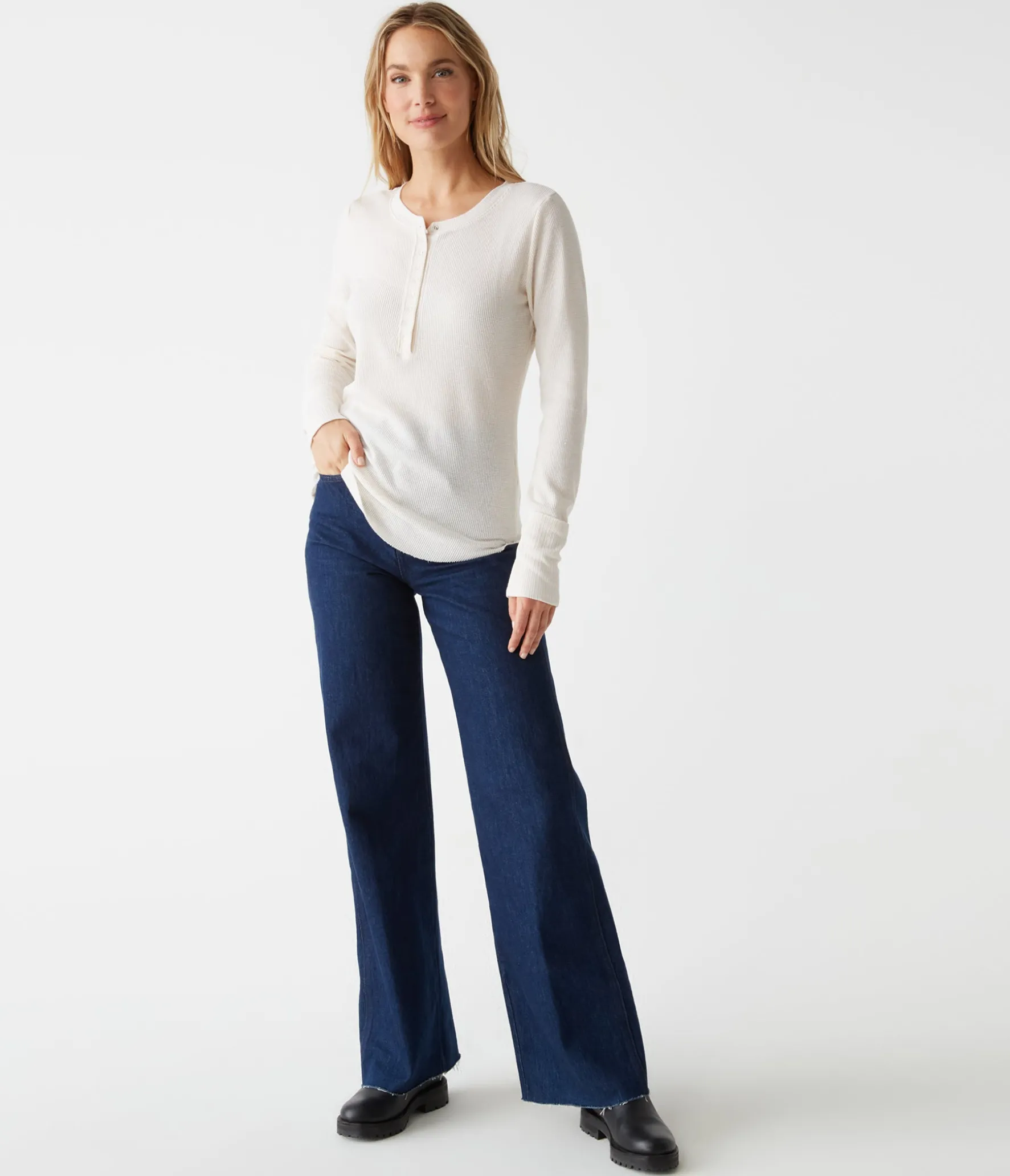 Regan Thermal Henley Tee