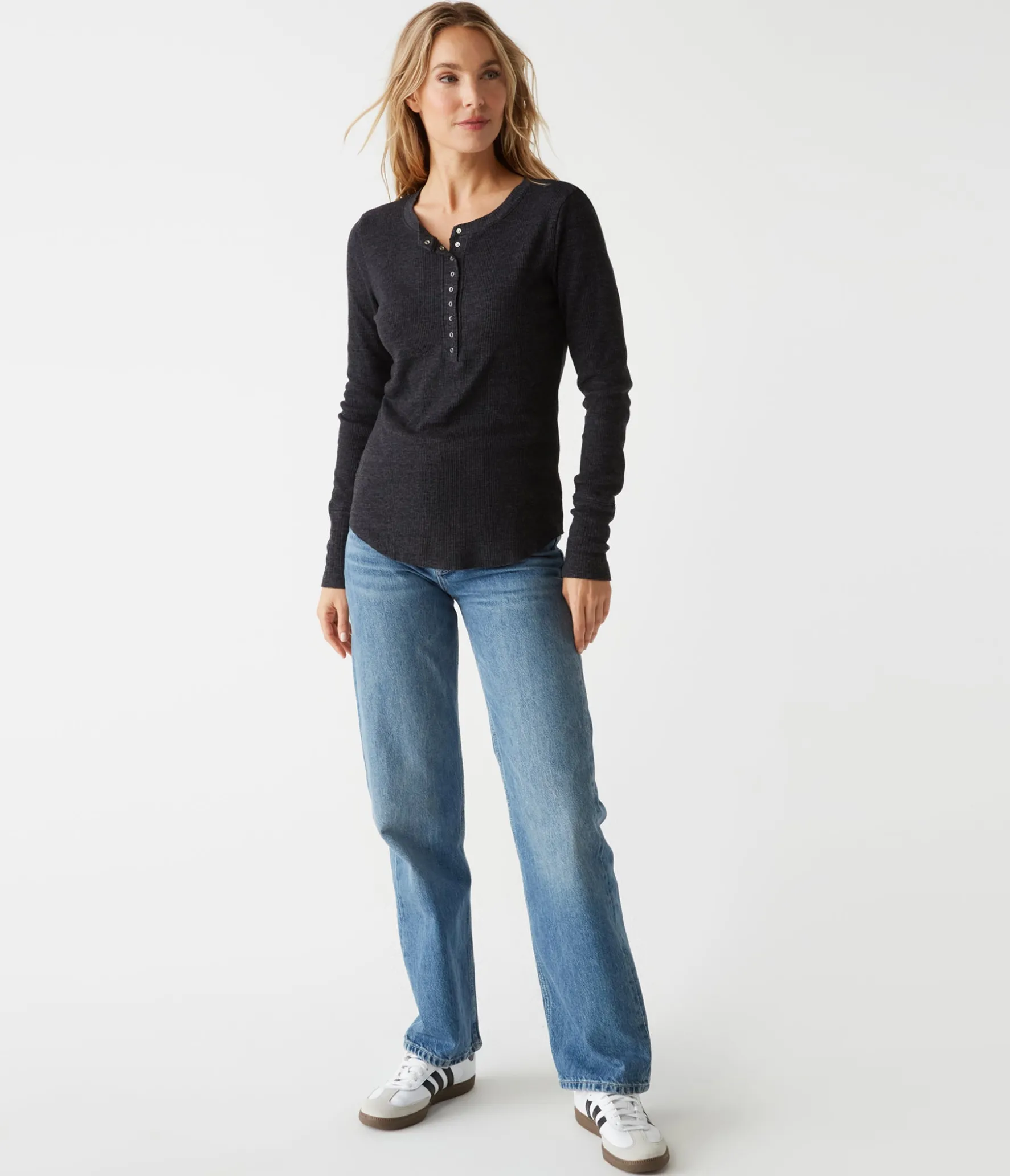 Regan Thermal Henley Tee
