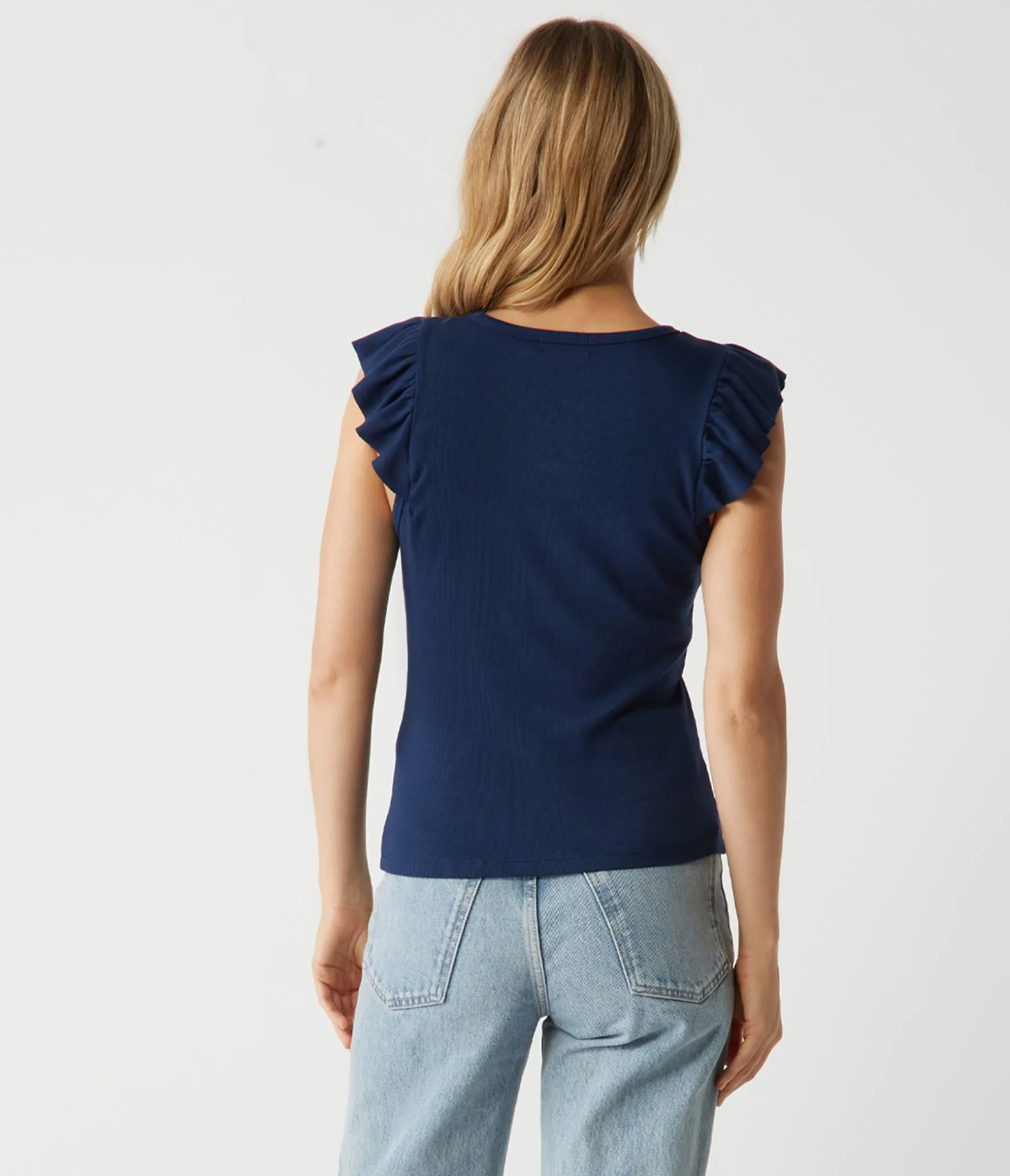 Rina Flutter Sleeve Top