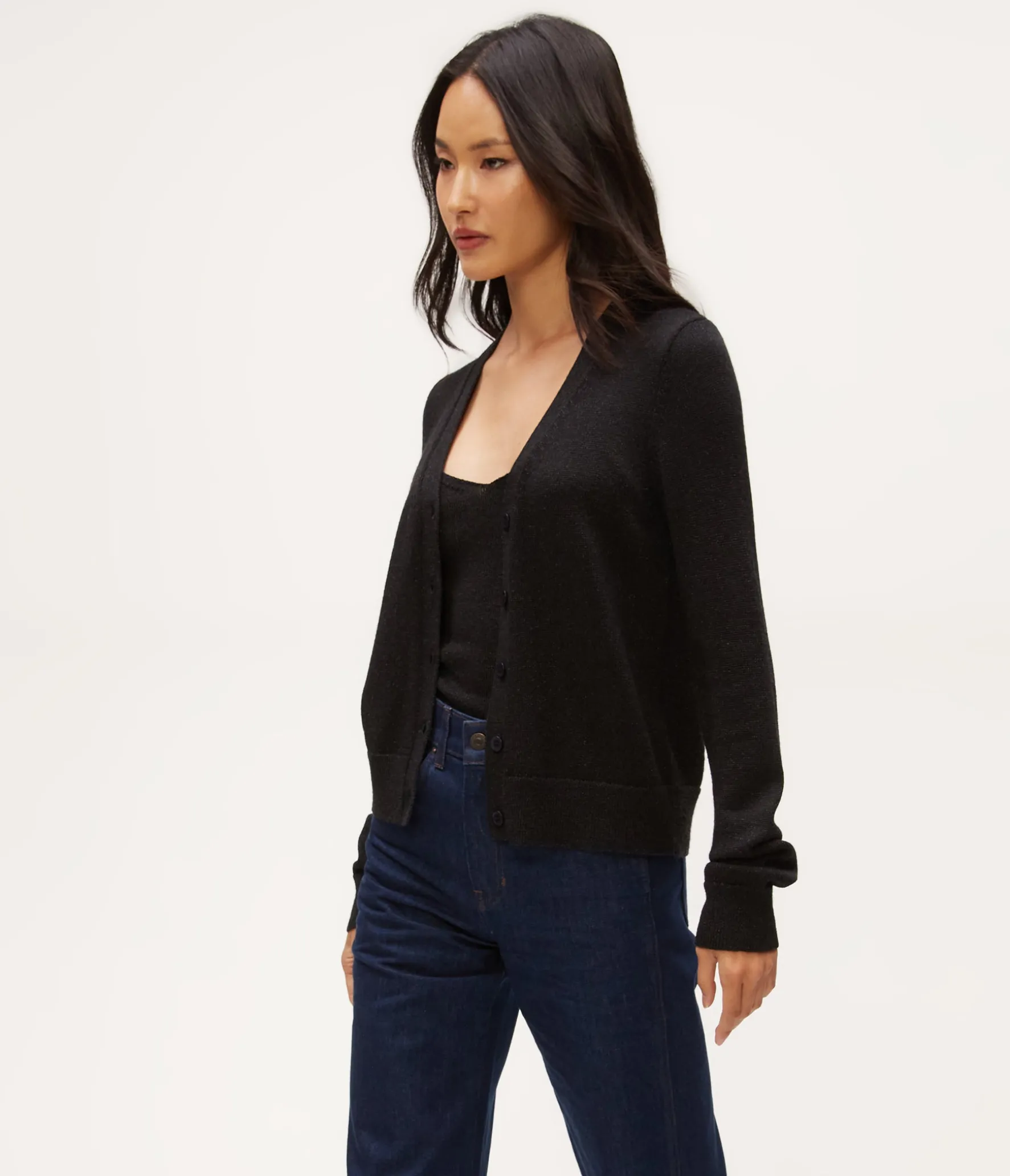 Ruiz Metallic Cardigan
