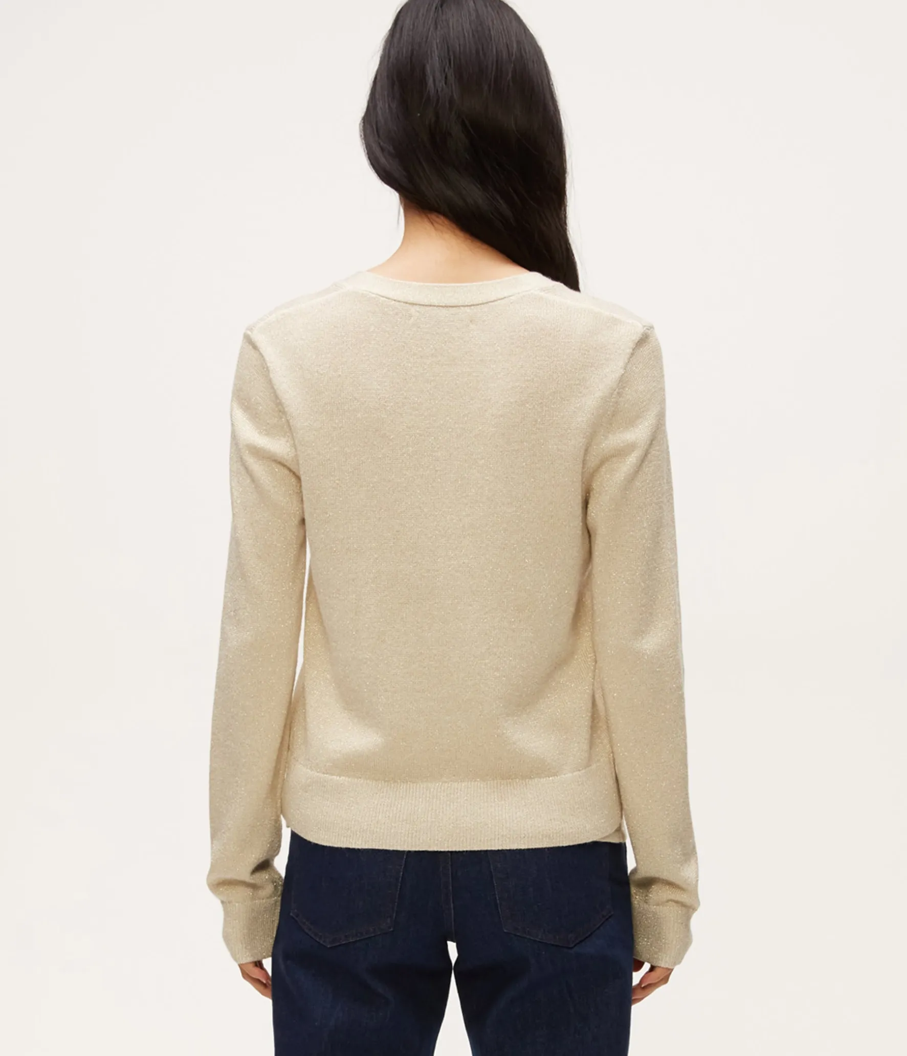 Ruiz Metallic Cardigan