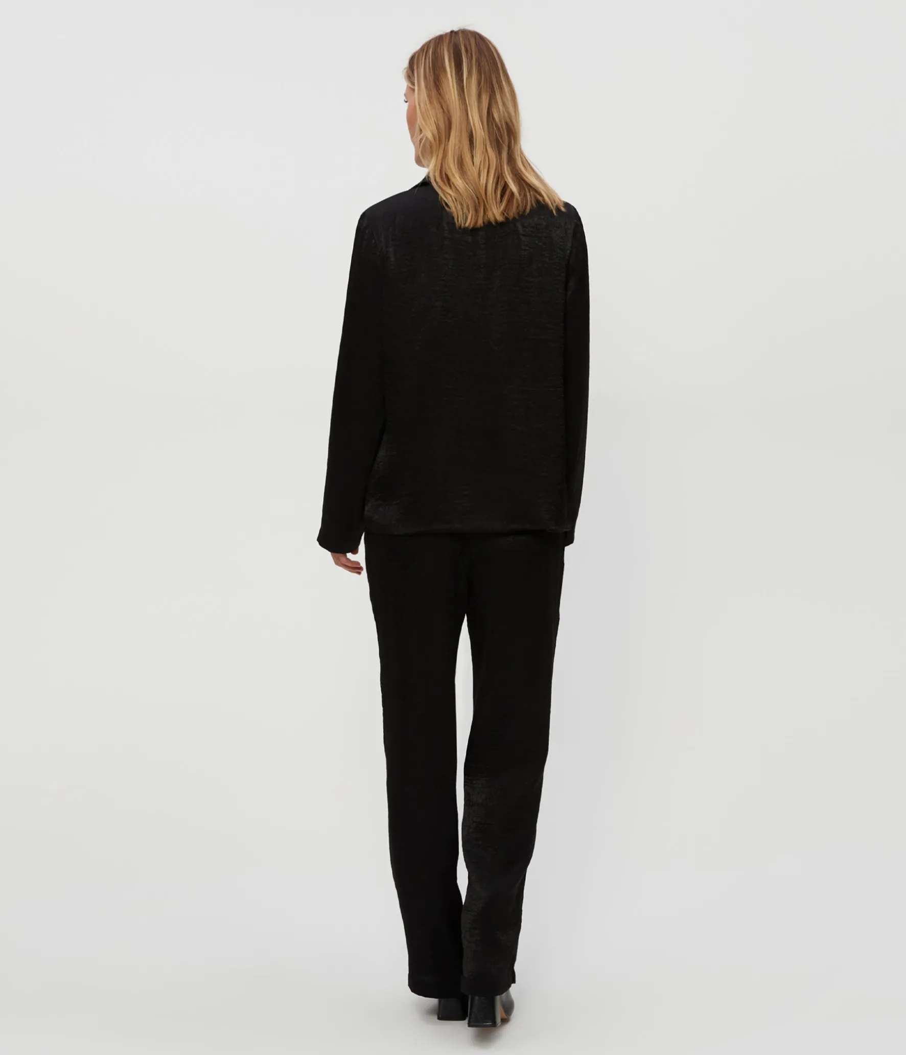 Sanji Hammered Satin Drawstring Pant