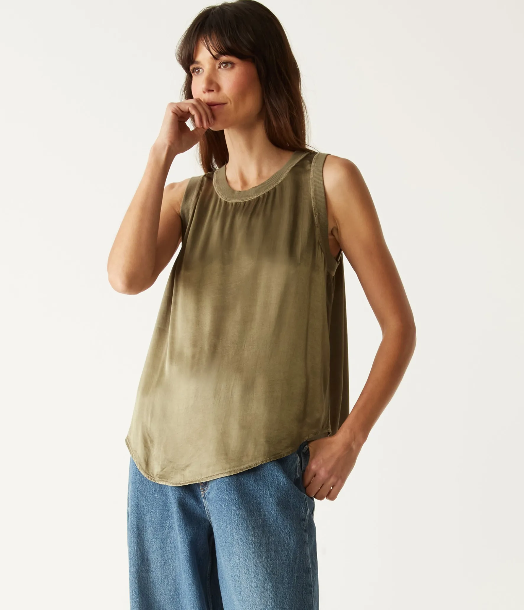 Shay Satin Tank